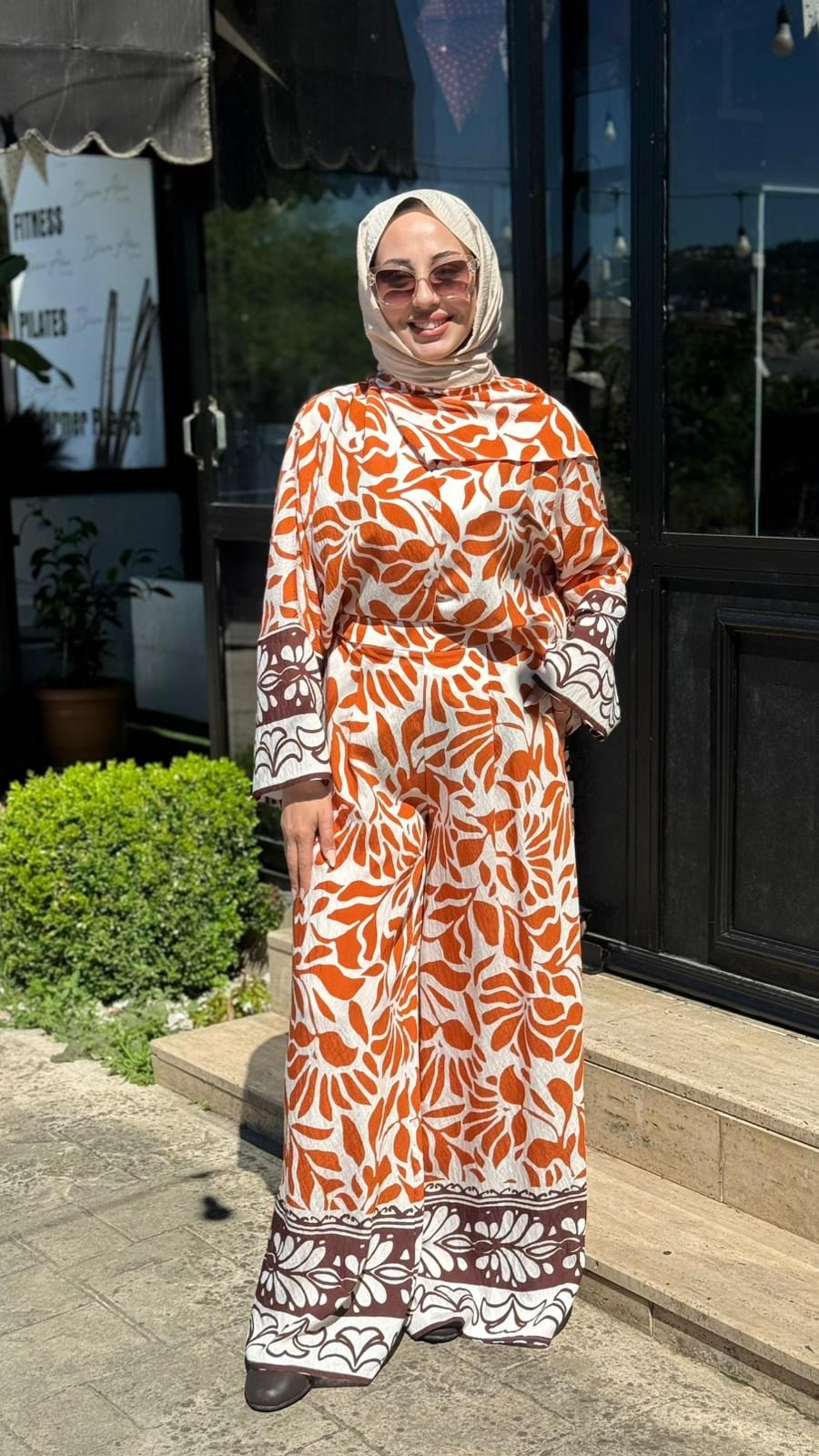 Kahma Desenli Kimono Takım 26y18312