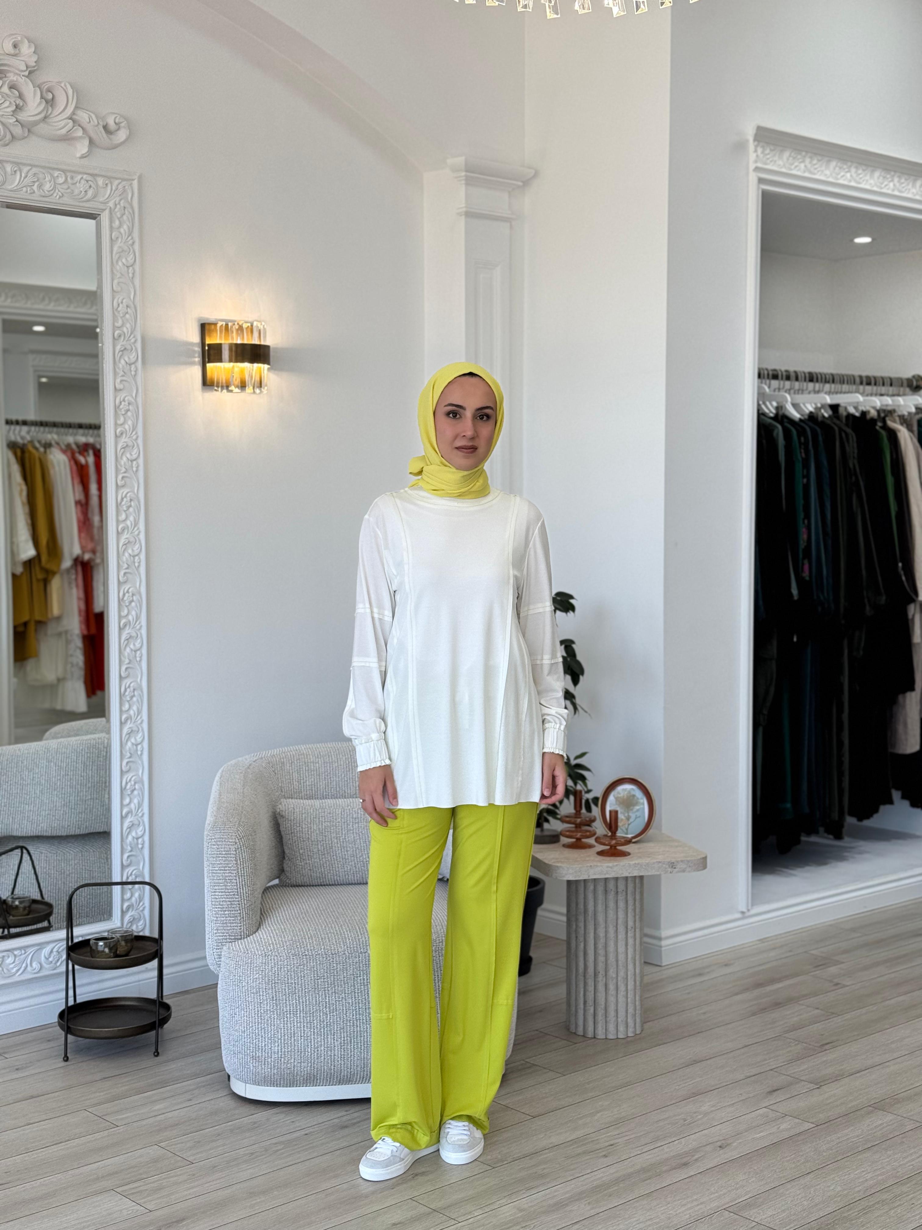 Kahma Dikiş Detaylı Takım Asit 24y12040