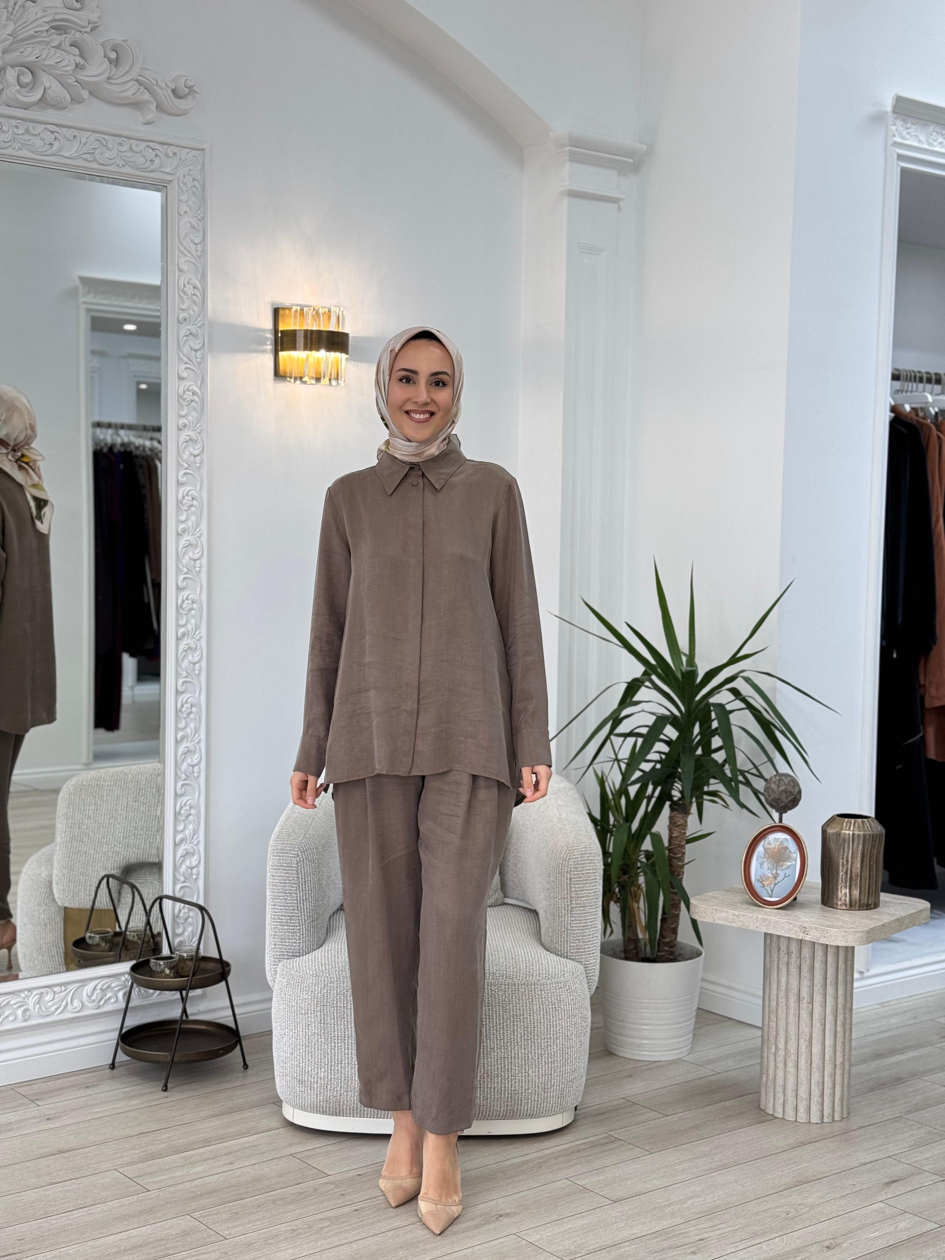 Kahma Gömlek Pantolon Takım 25y14160
