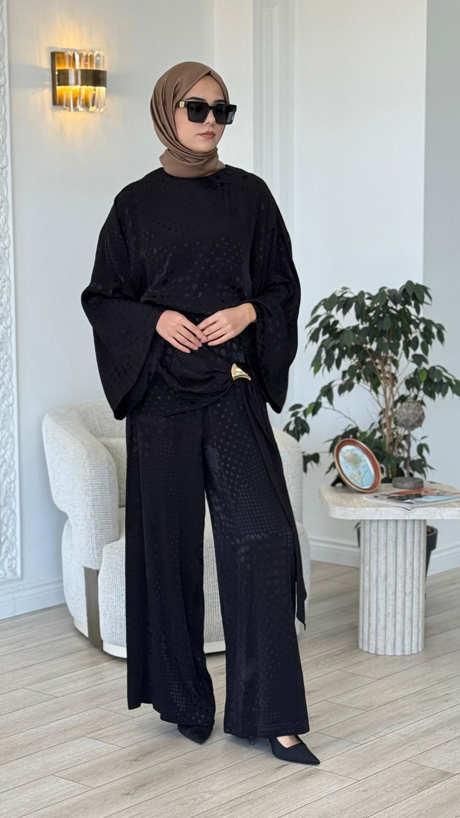 Kahma Puantiye Desenli Takım 26y17318
