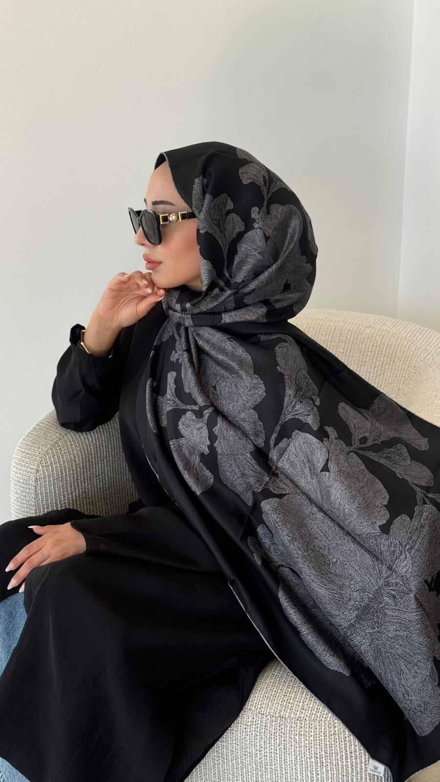Maisa Mulberry F Siyah Şal 2954