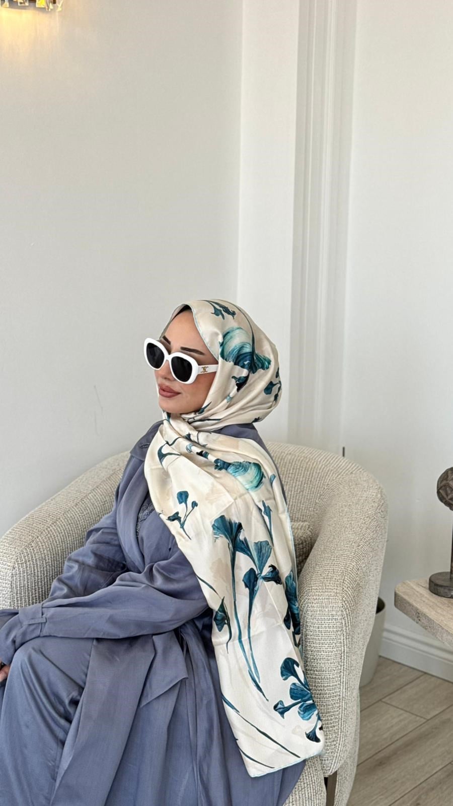 Maisa Mulberry İpek Şal Bej 2954