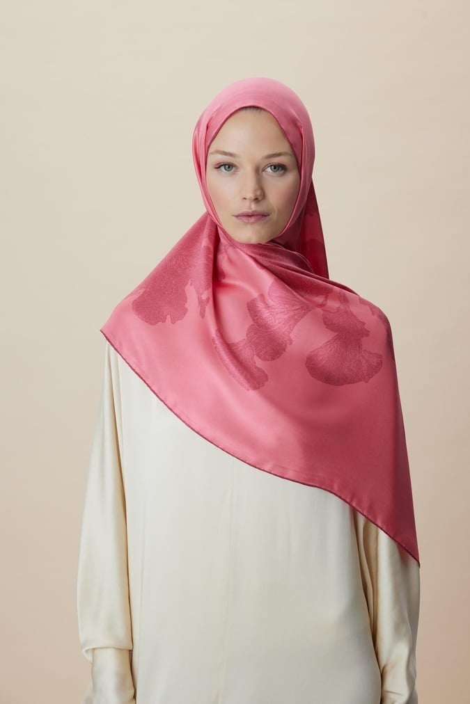 Maisa Mulberry İpek Şal Fuşya 2954