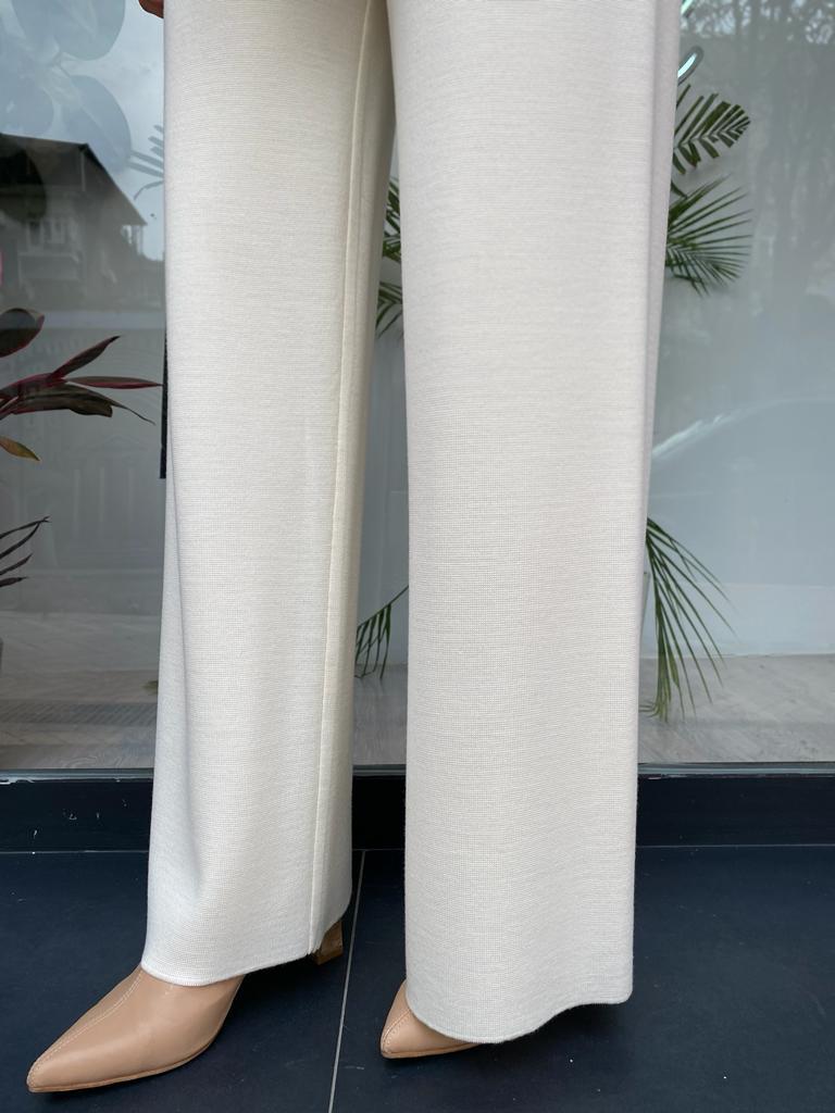 Miss Dalida Bol Paça Triko Pantolon Fede Ekru t24k-7001