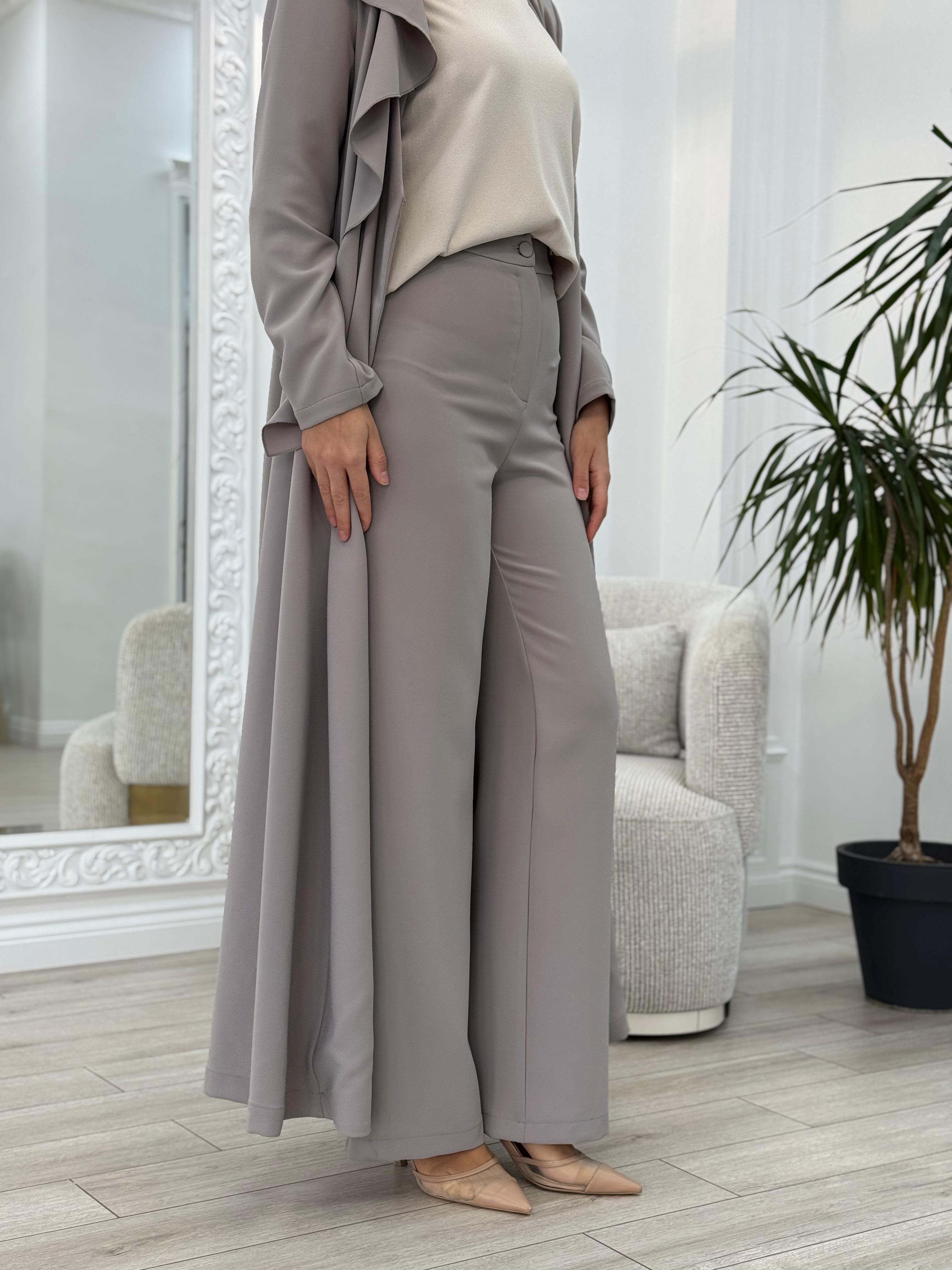 Miss Dalida Gri Pantolon Mink t24k-7007