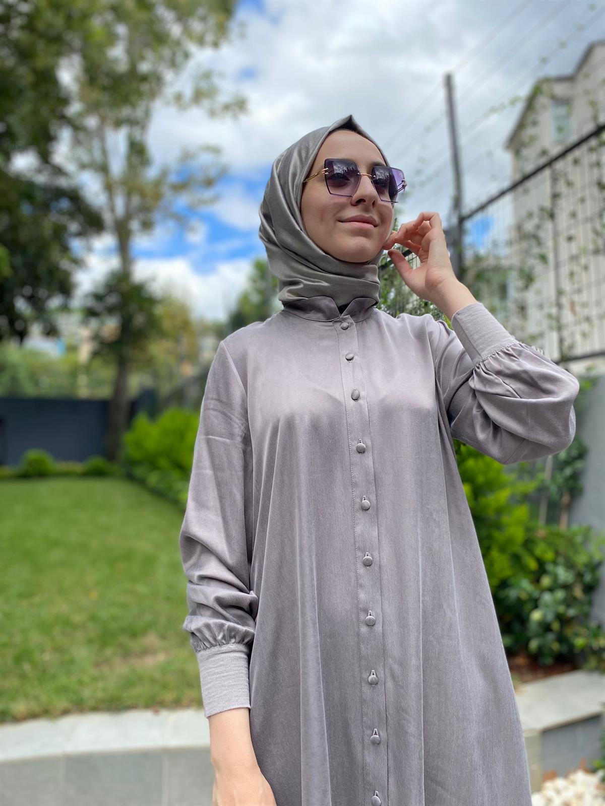 Miss Dalida Vizon İpek Tunik T2K4-3001