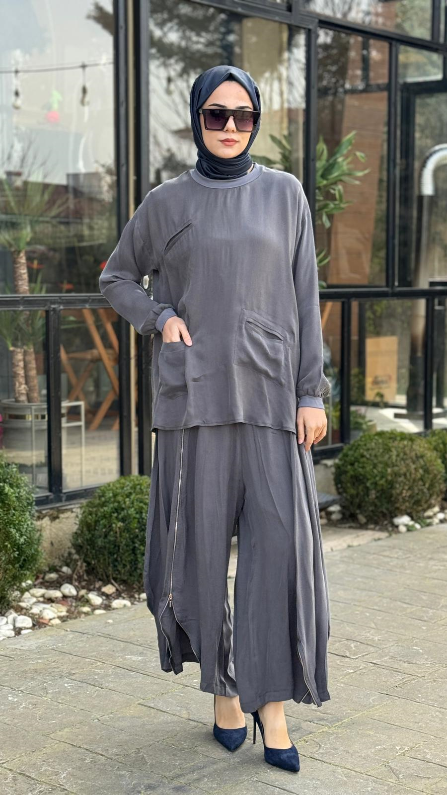 Misswhence Bol Pantolonlu Takım 39004