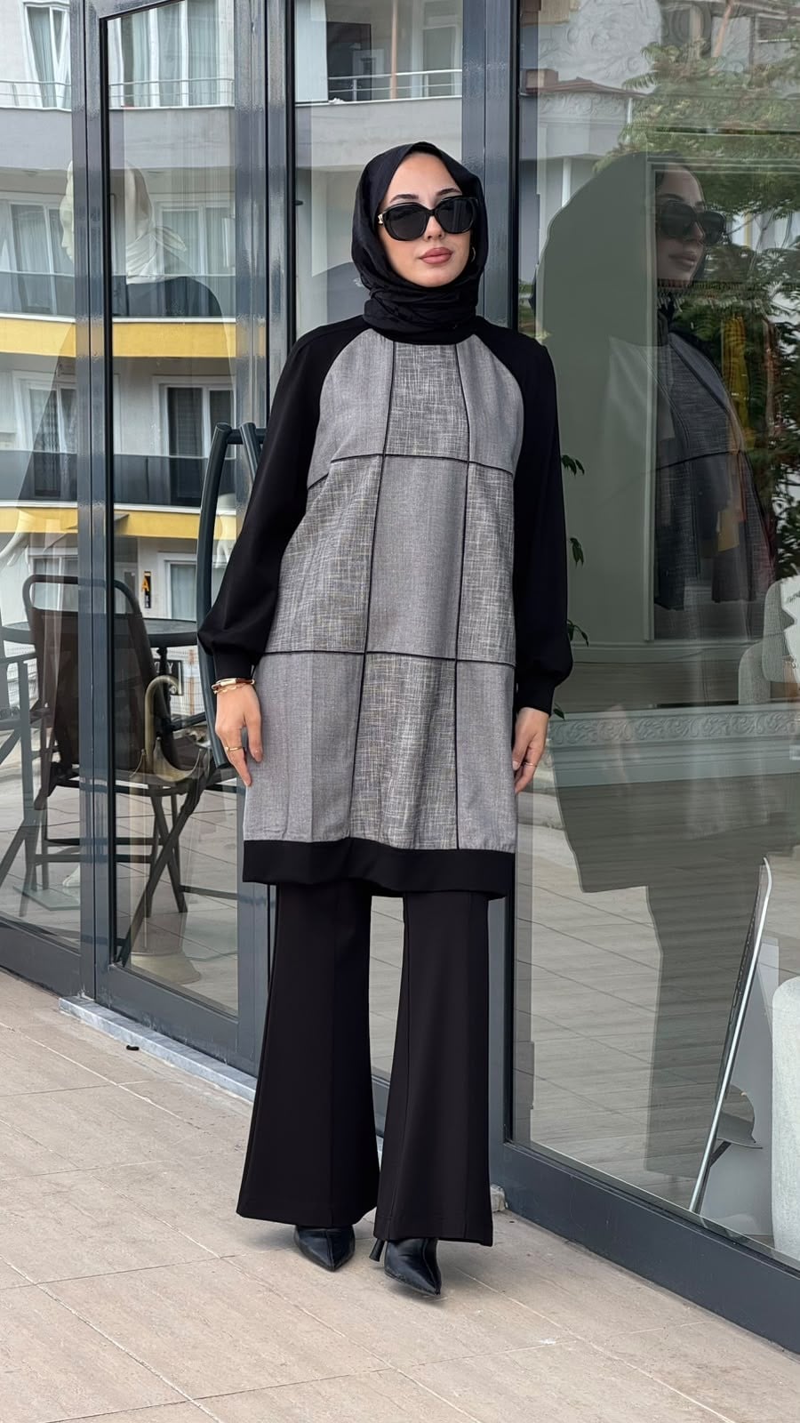 Misswhence Desenli Tunik 40030