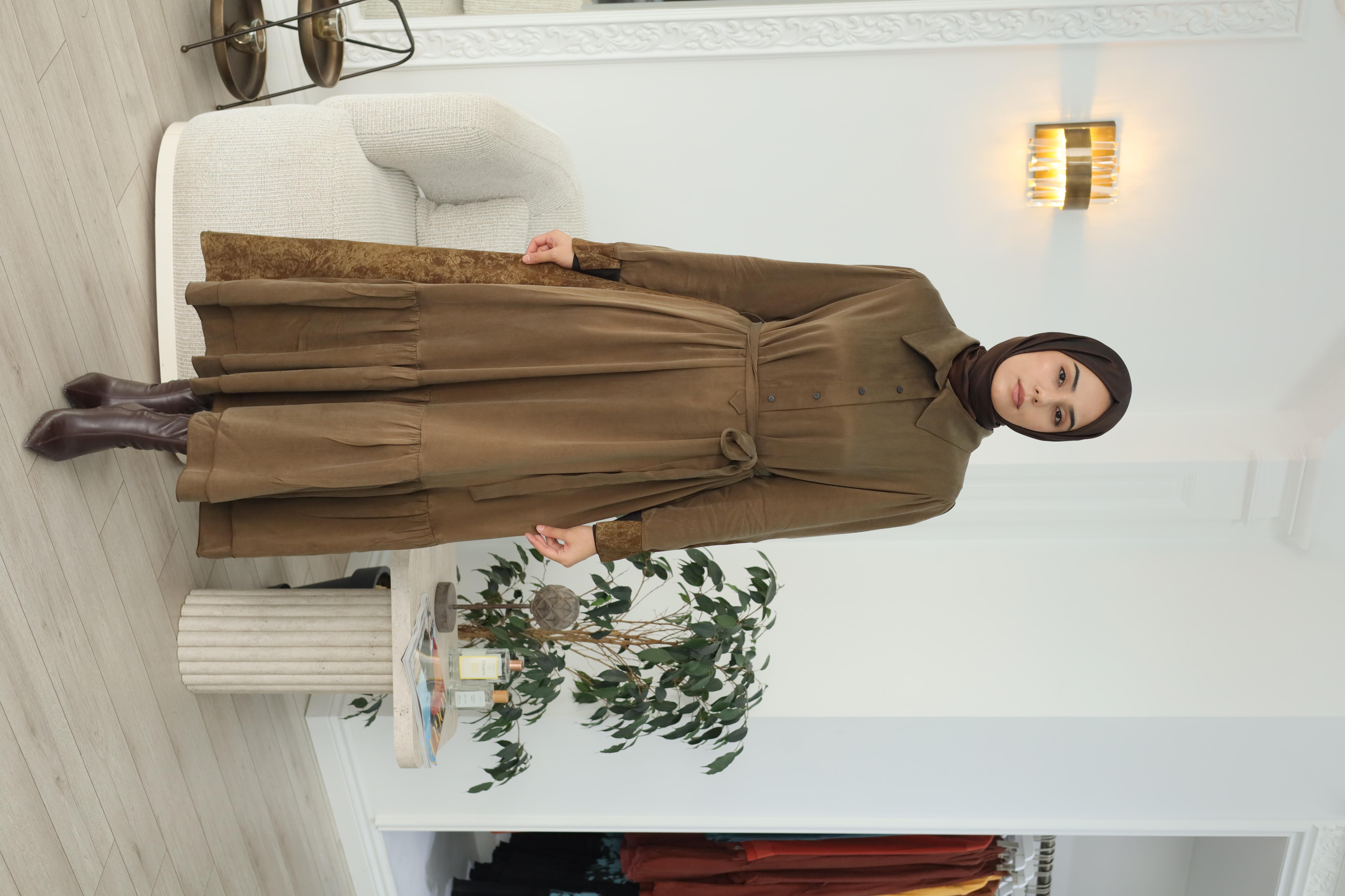 Misswhence Elbise Yeşil 38827