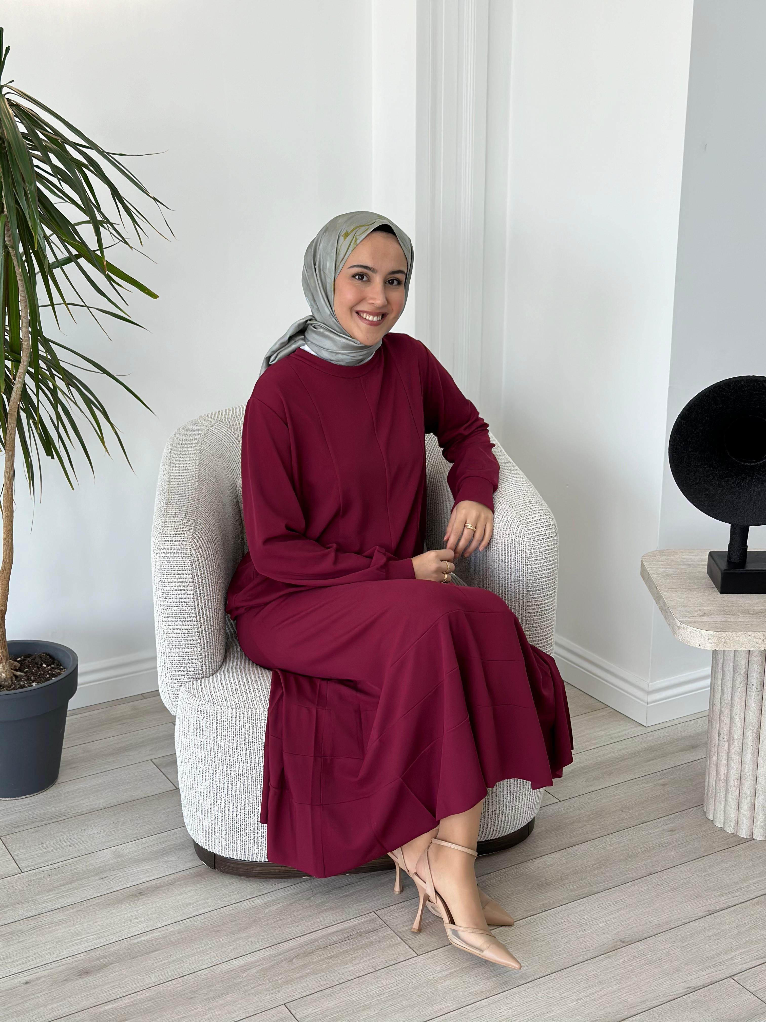 Misswhence Etekli Takım Bordo 36002