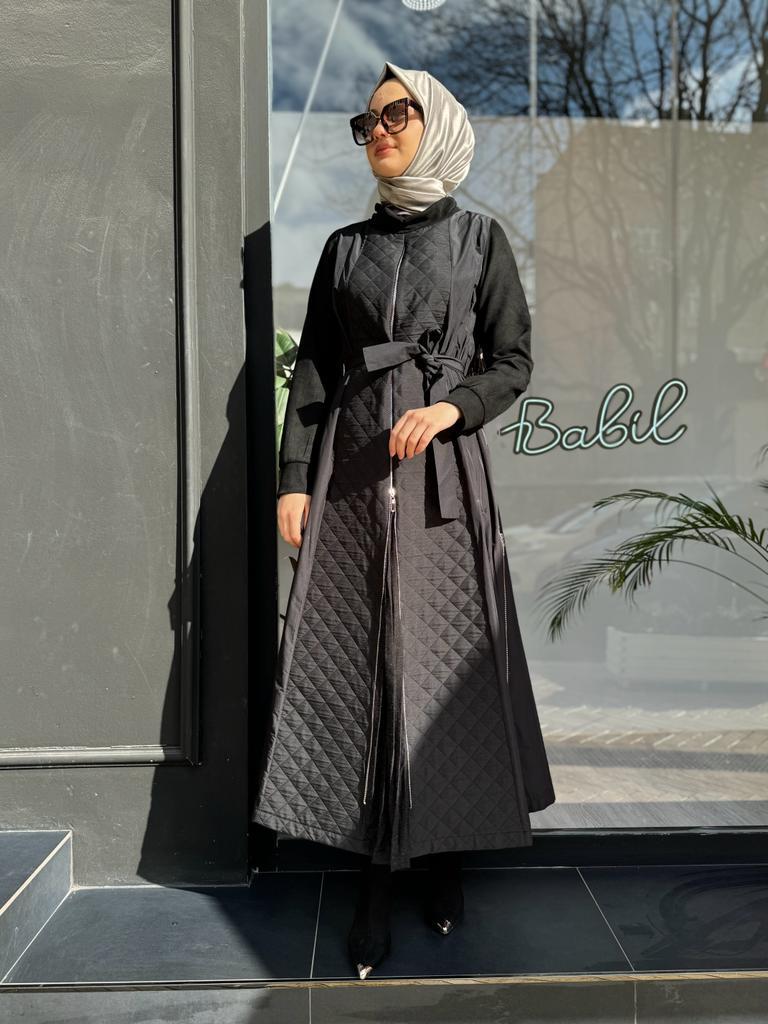 Misswhence Fermuar Plise Detaylı Elbise Siyah 34800