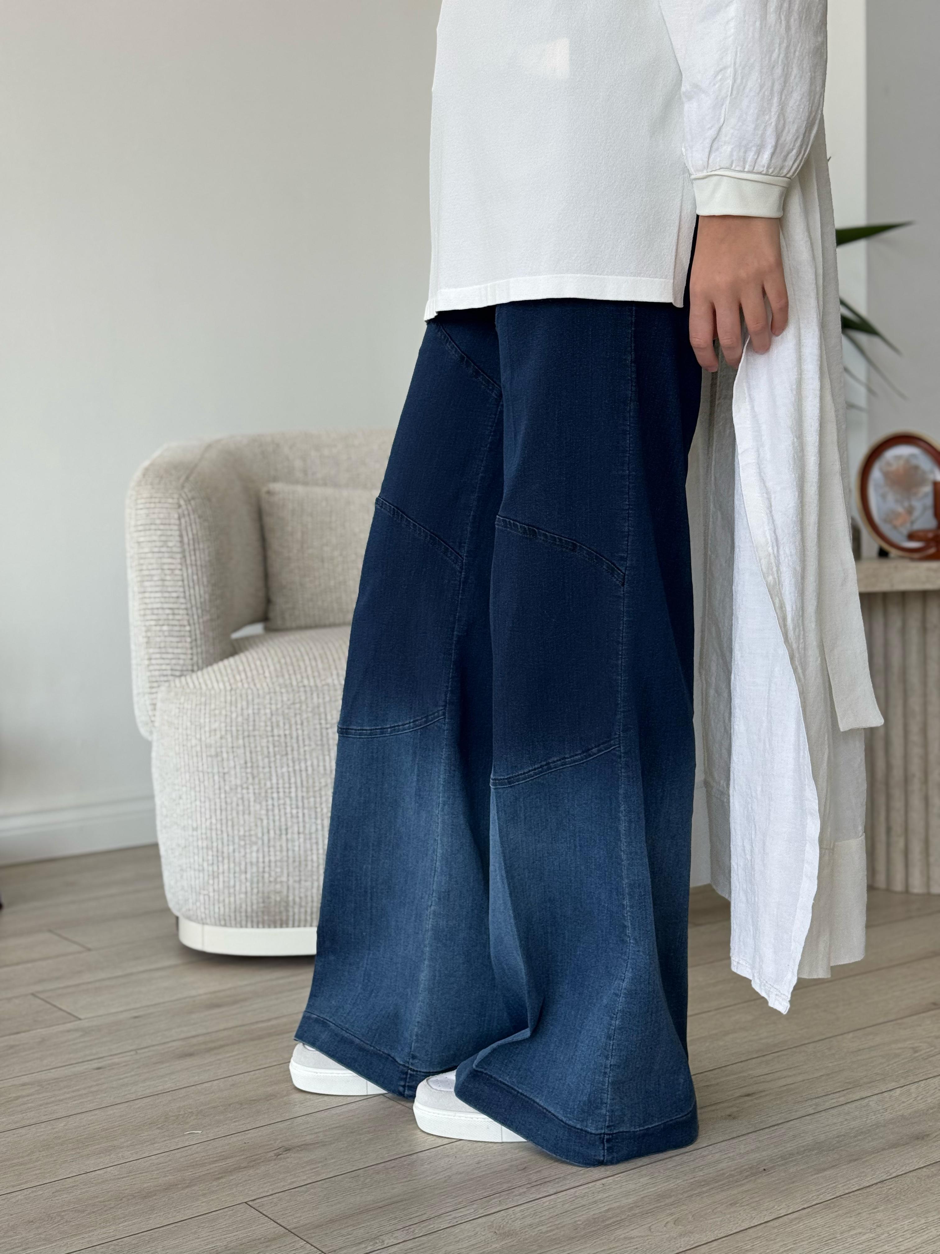 Misswhence Geniş Paça Kot Pantolon 37100