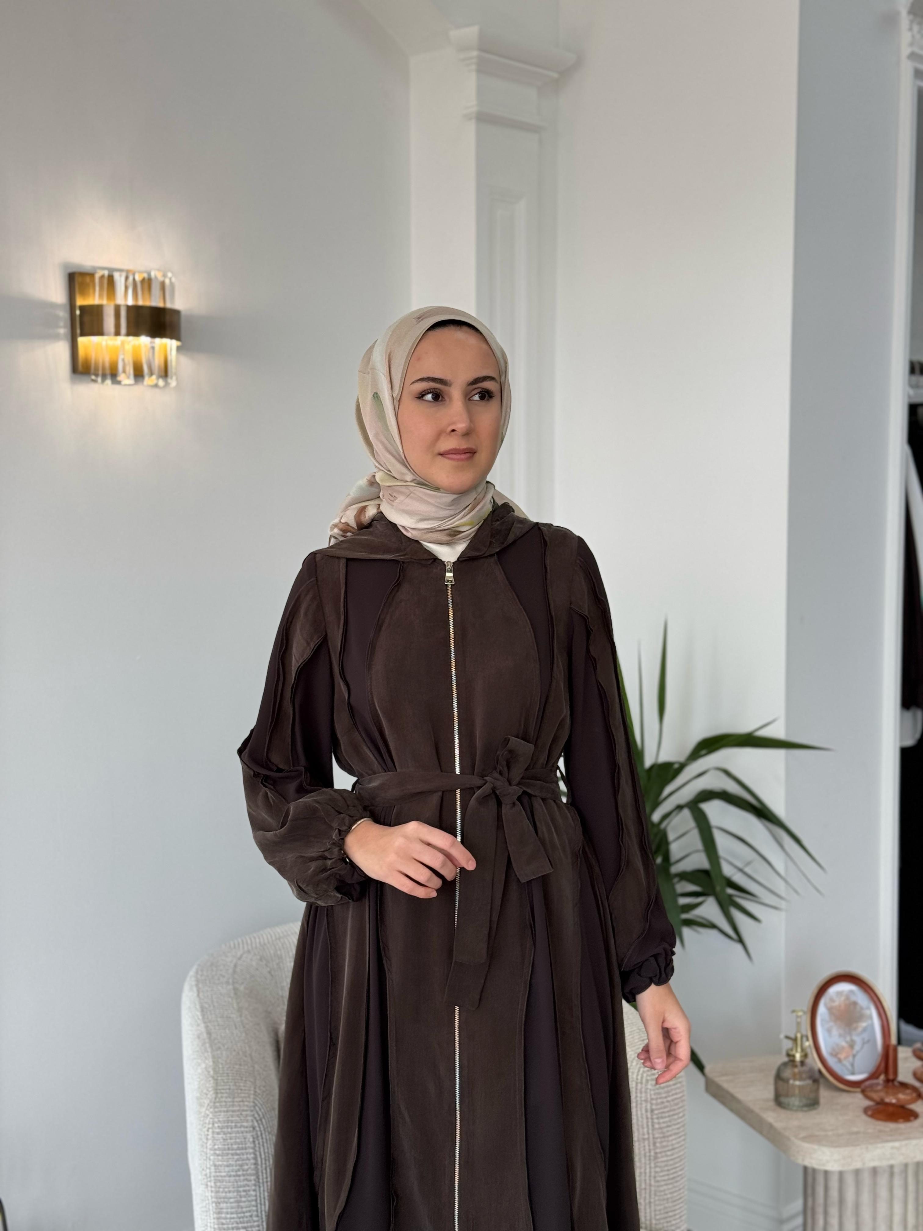 Misswhence Kapüşonlu İpek Pardesü Modellerimizle / KENDİNİZE AİT