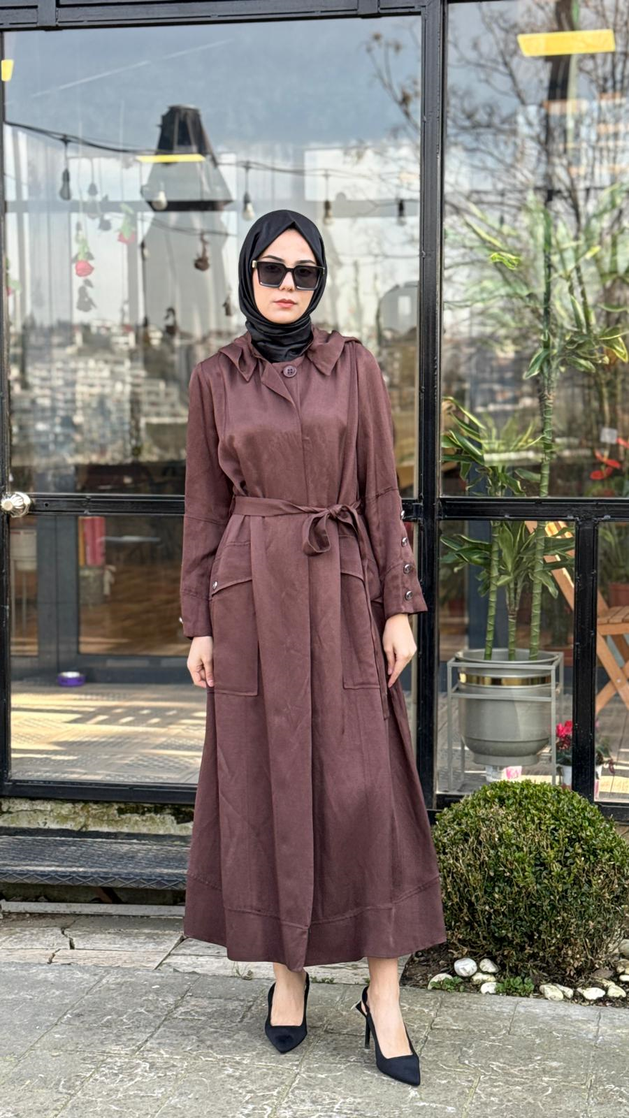 Misswhence Kapüşonlu Kap 39504