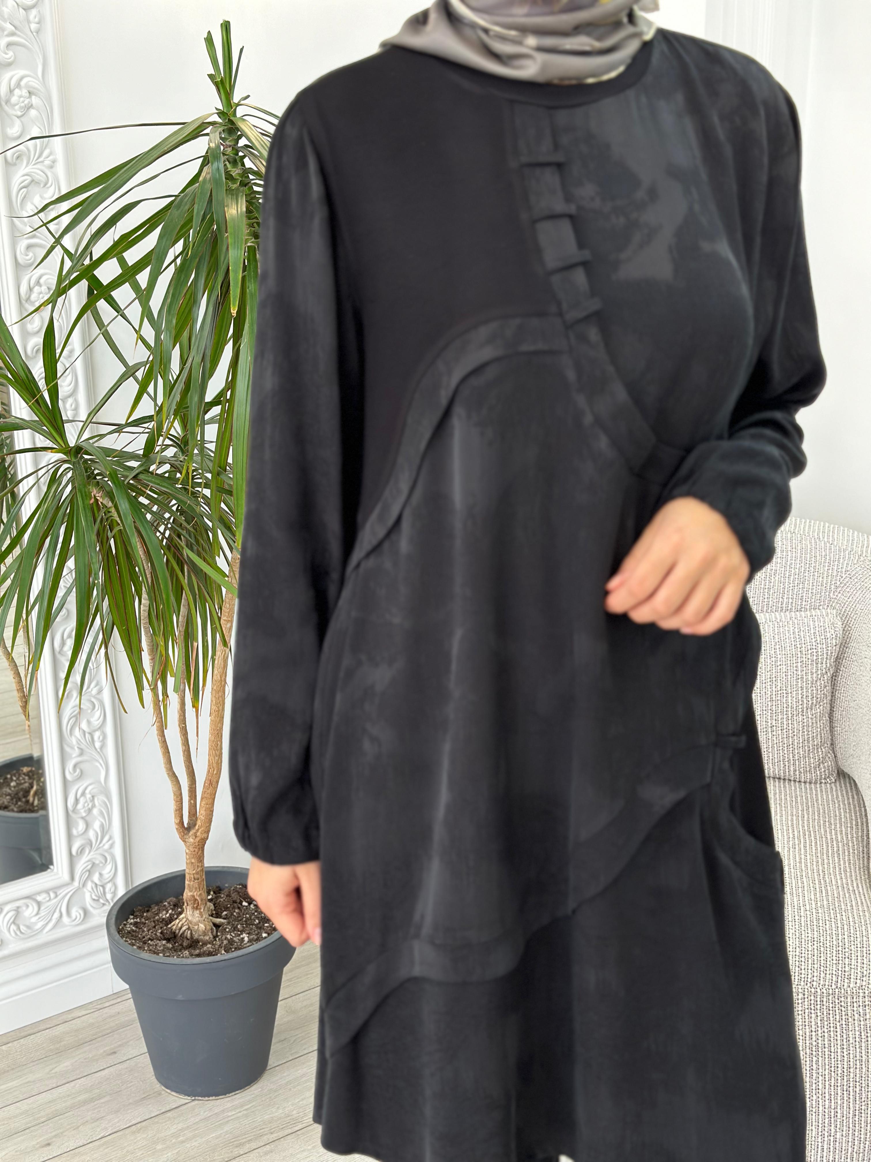 Mİsswhence Kumaş Detaylı Tunik 36007