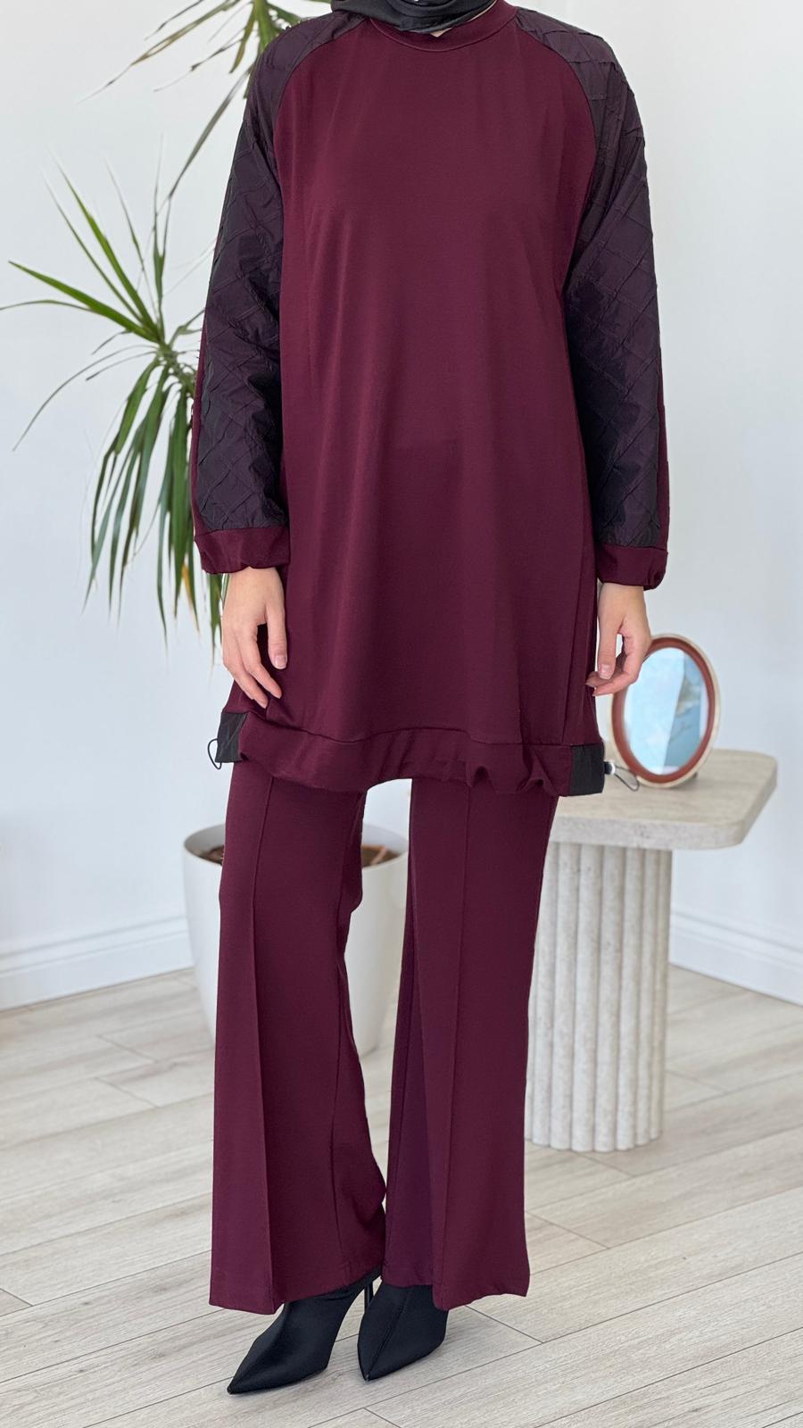 Misswhence Pantolon Bordo 38105