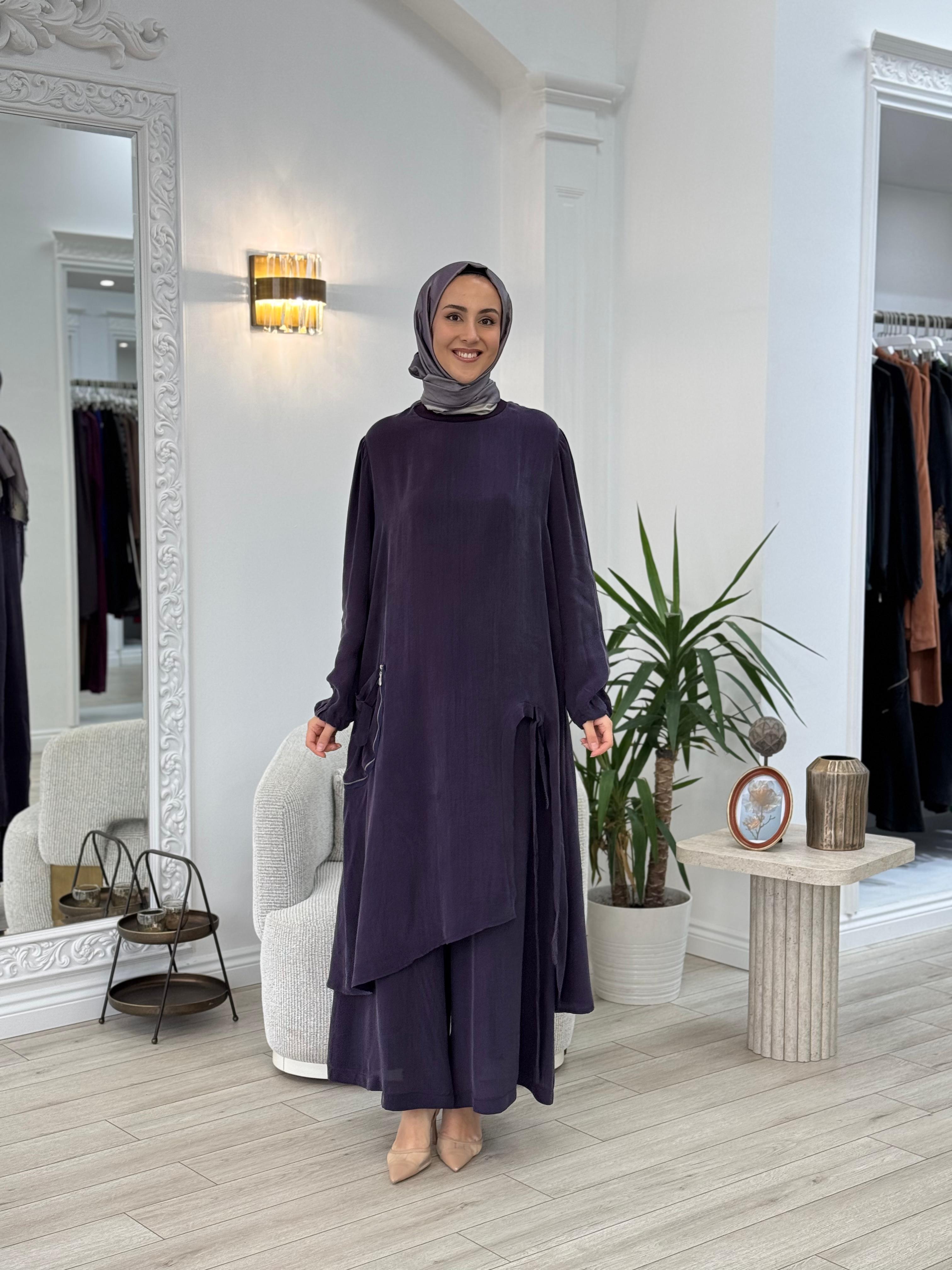 Misswhence Pantolonlu Takım Mor 37023