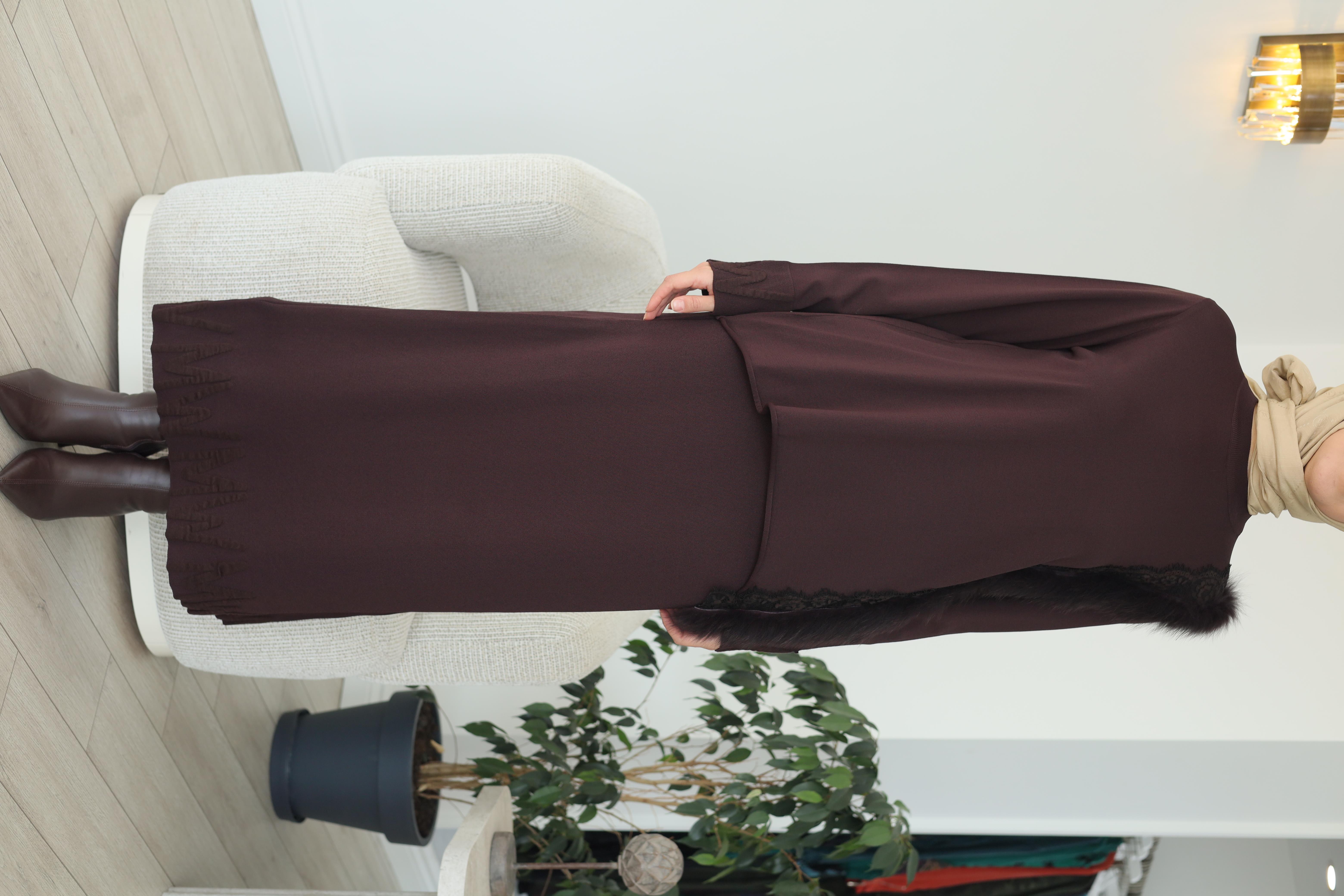 Misswhence Triko Etek Kahve miss267