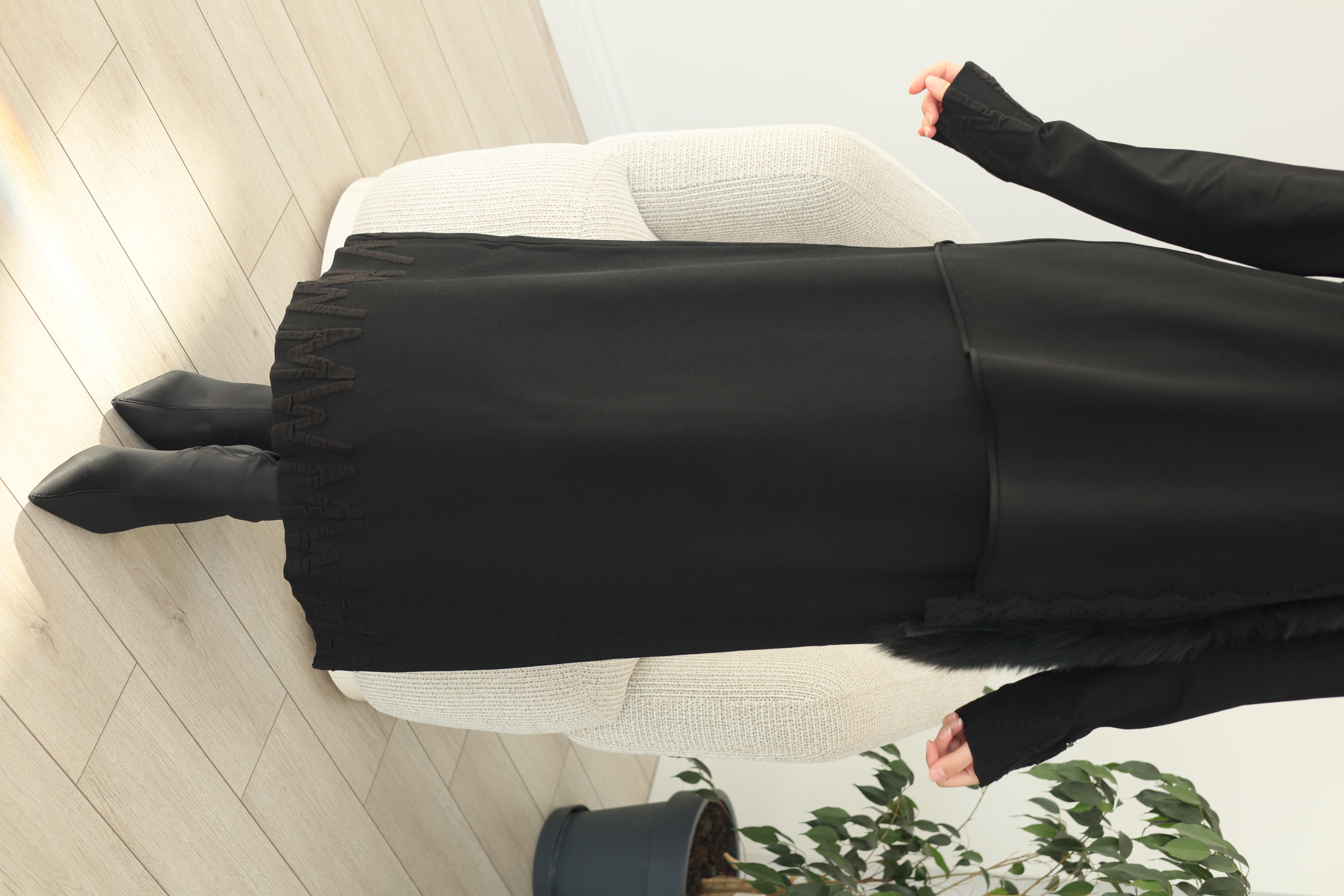 Mİsswhence Triko Etek Siyah miss 267