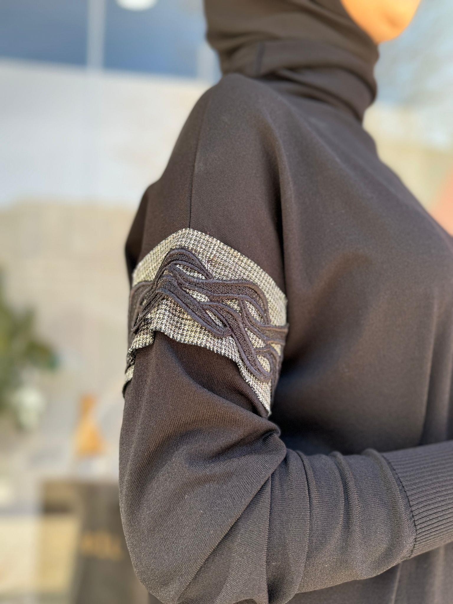 Misswhence Triko Tunik Siyah MİSS-226