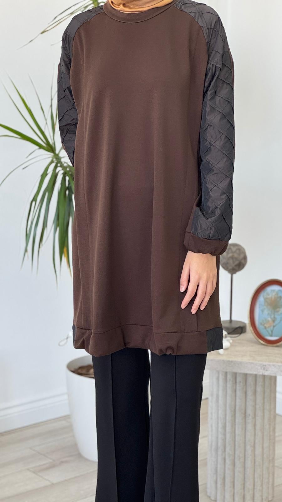 Misswhence Tunik Kahve 38040 