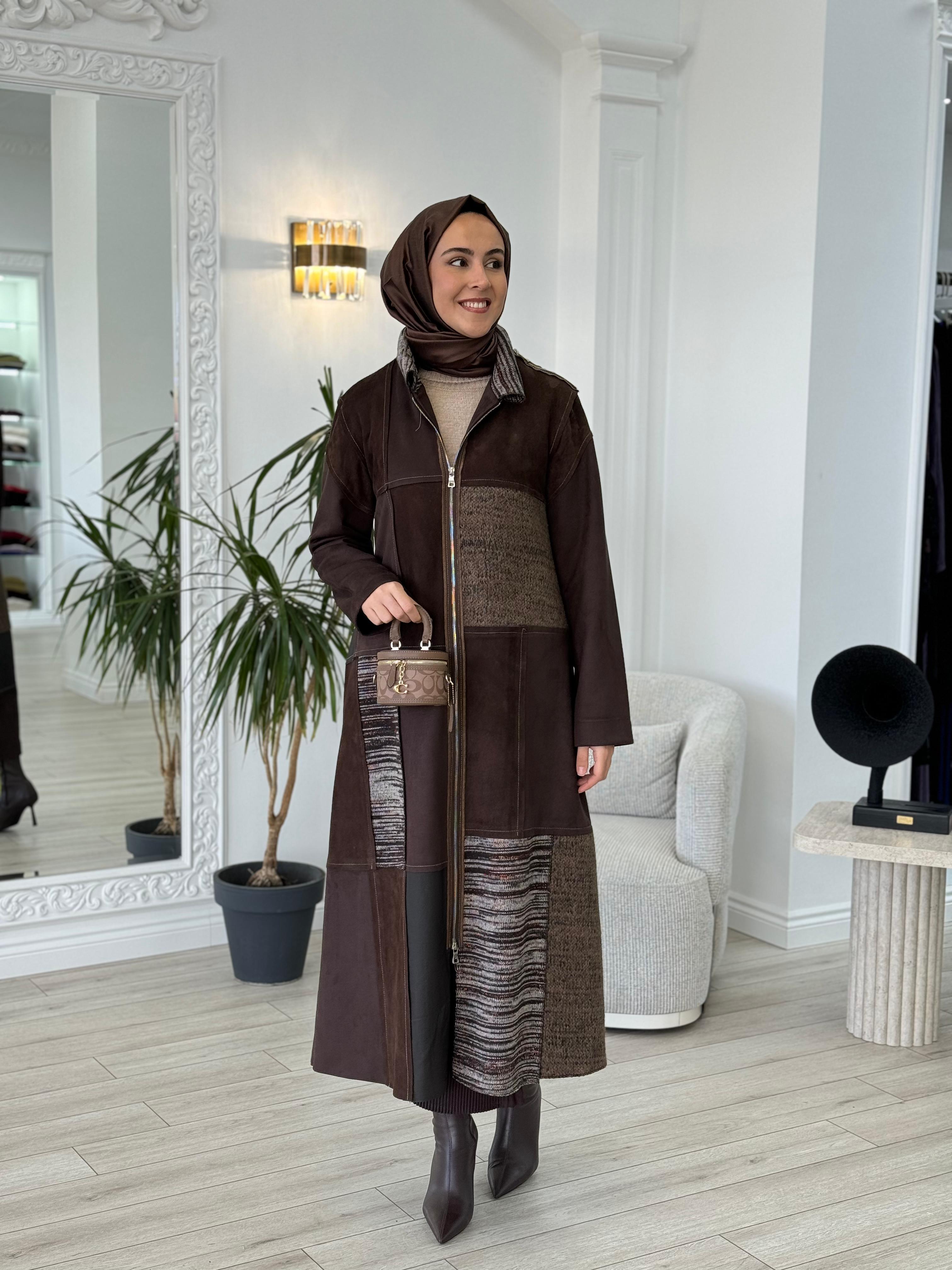 Misswhence Yün Patchwork Pardesü 