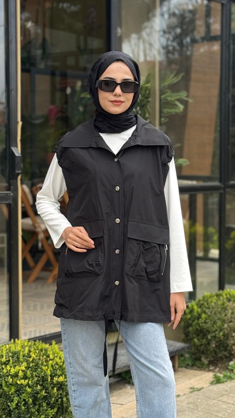 Nurcan Çetin Düğmeli Yelek 26226