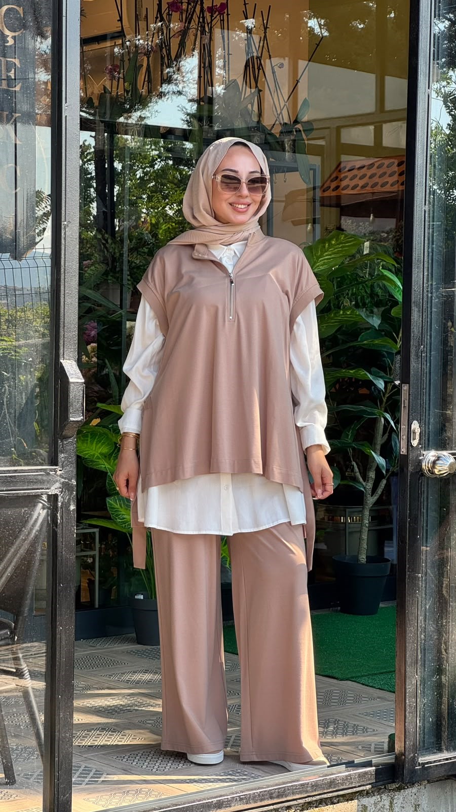 Nurcan Çetin Sportif Pantolonlu Takım 26613 