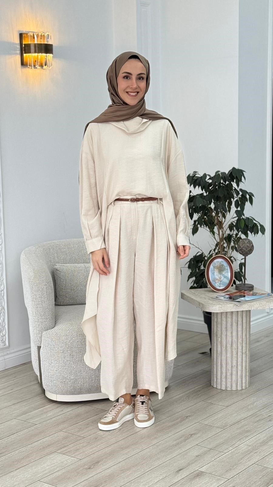 QooQ Axis Bluz Pantolon Takım 26ss221