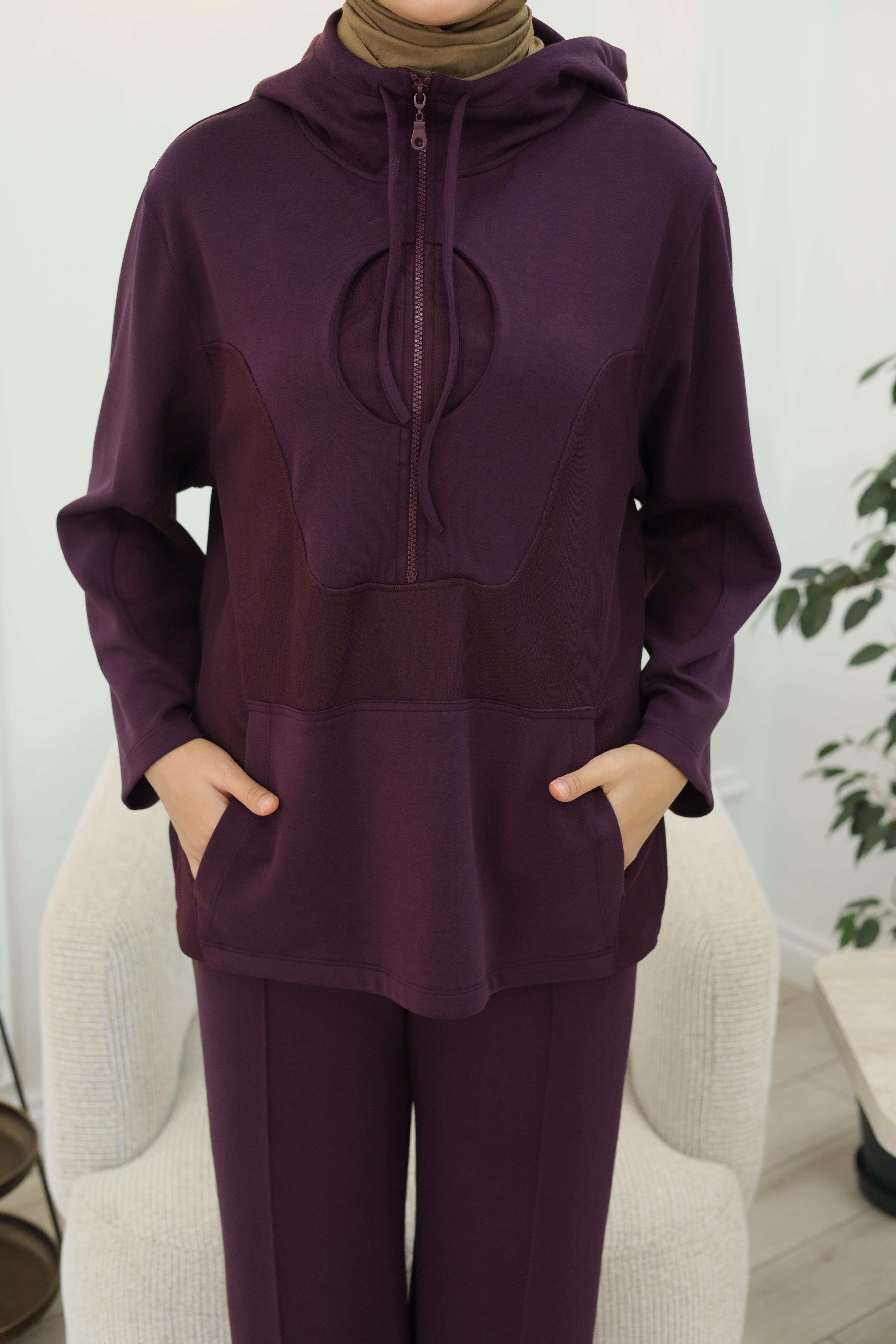 QOOQ Bordo Sweat 26fw207