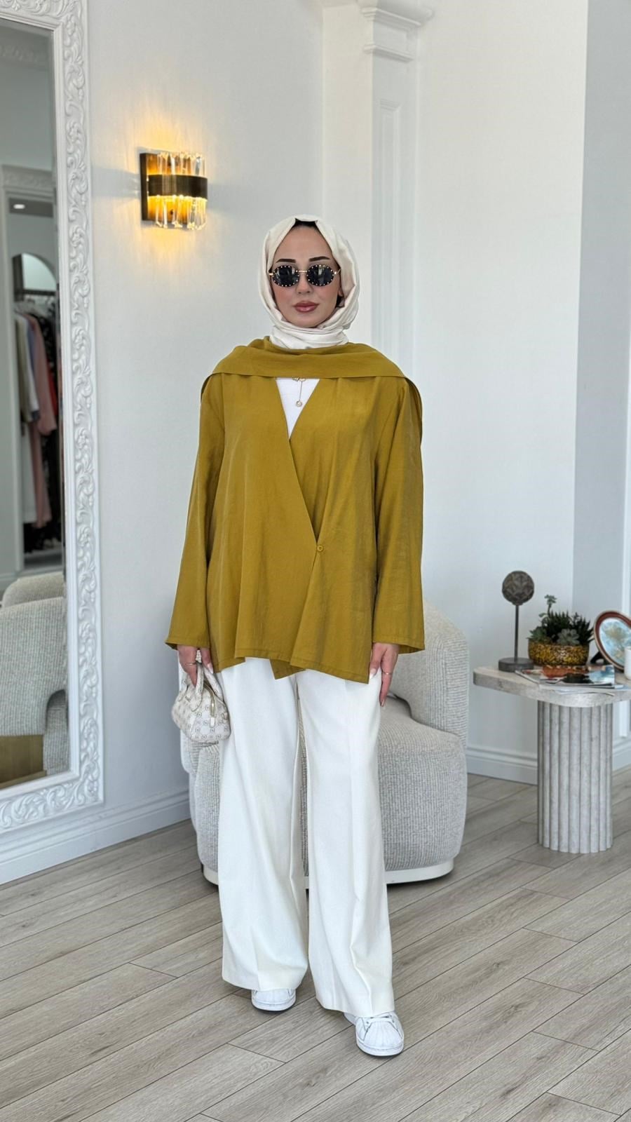 QOOQ Elix Kısa Kimono 26ss607