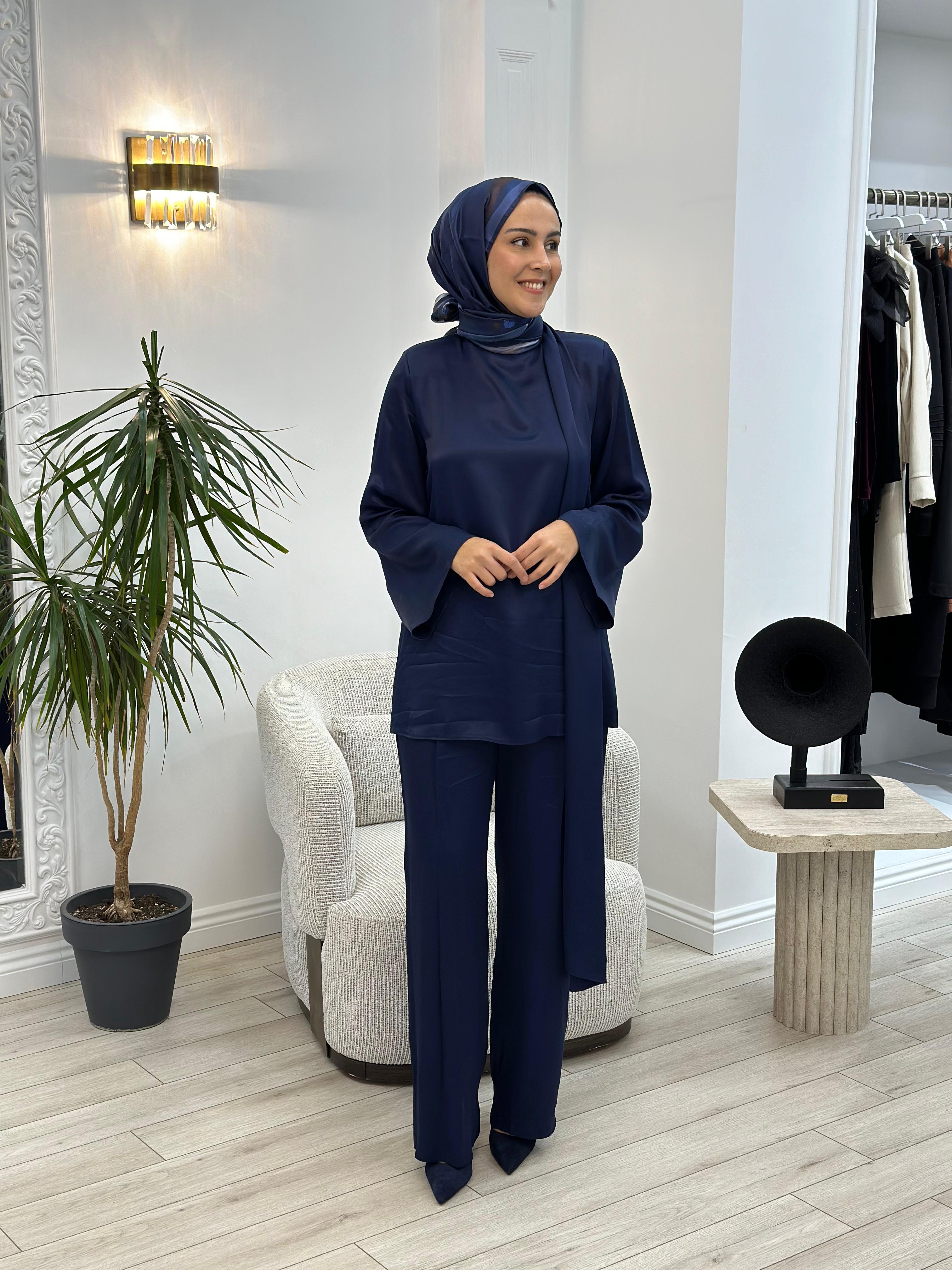 QOOQ Ferse Takım Lacivert 24fw