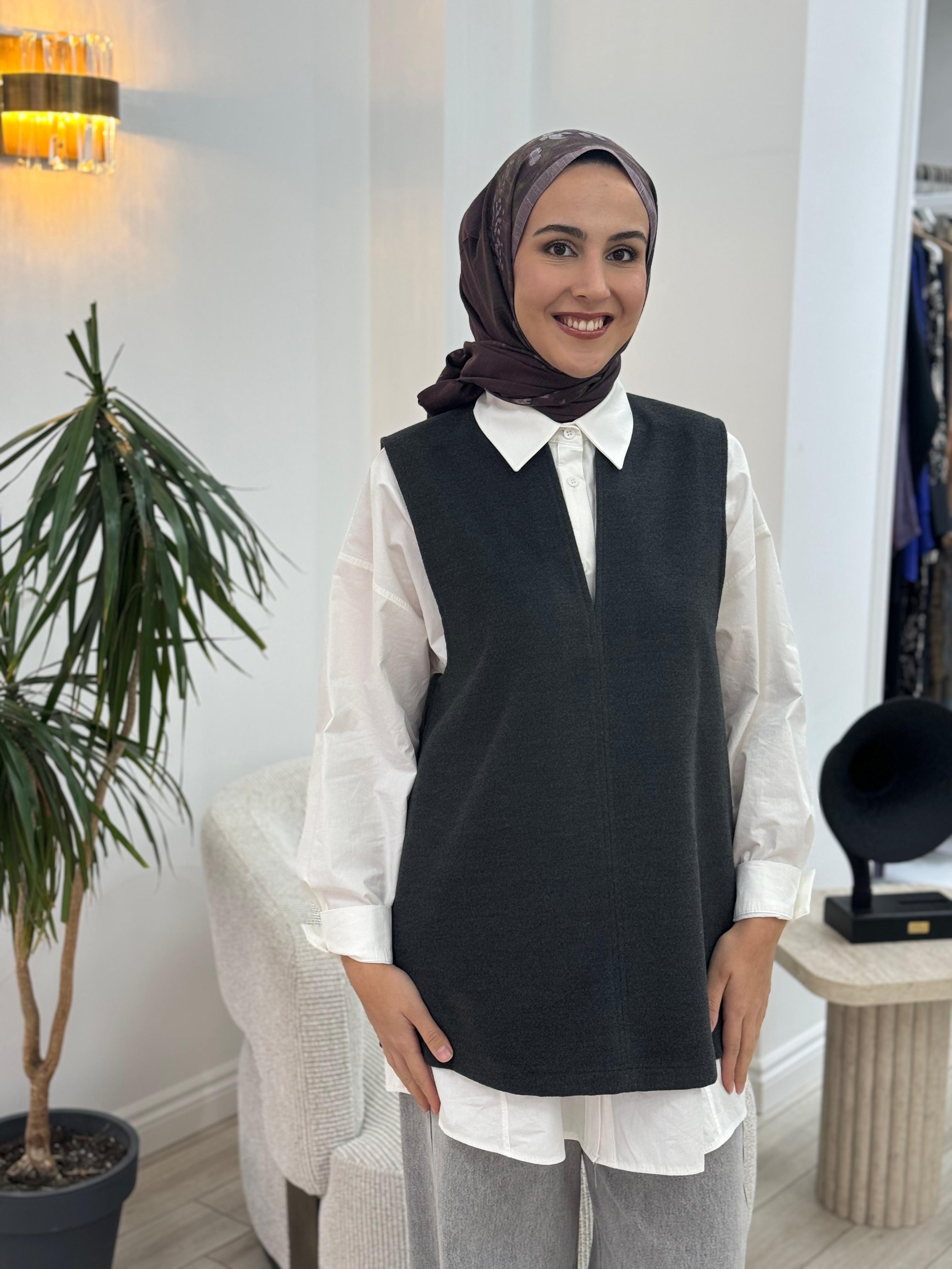 QOOQ Oroka Süveter Gri 25fw609