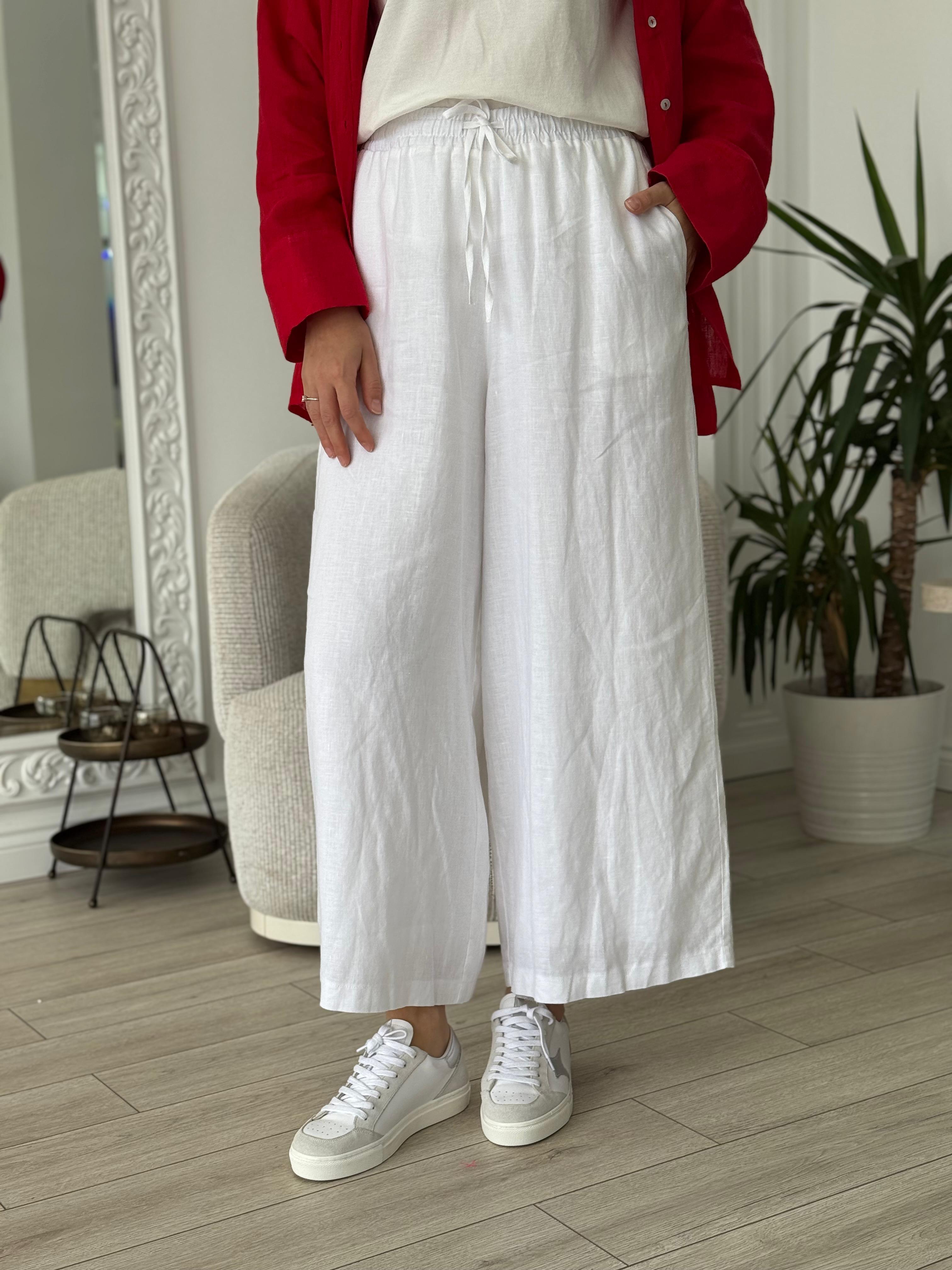 QOOQ Soffy Pantolon Beyaz 25ss309