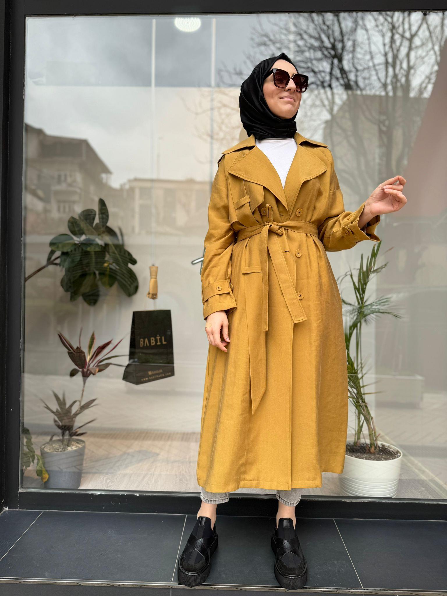 QOOQ Tensel Reb Trenç Olive 24ss600
