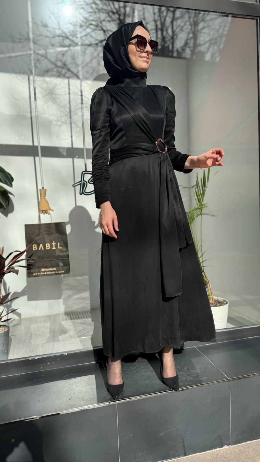 Senna Kendra Dress Siyah SD241041030041