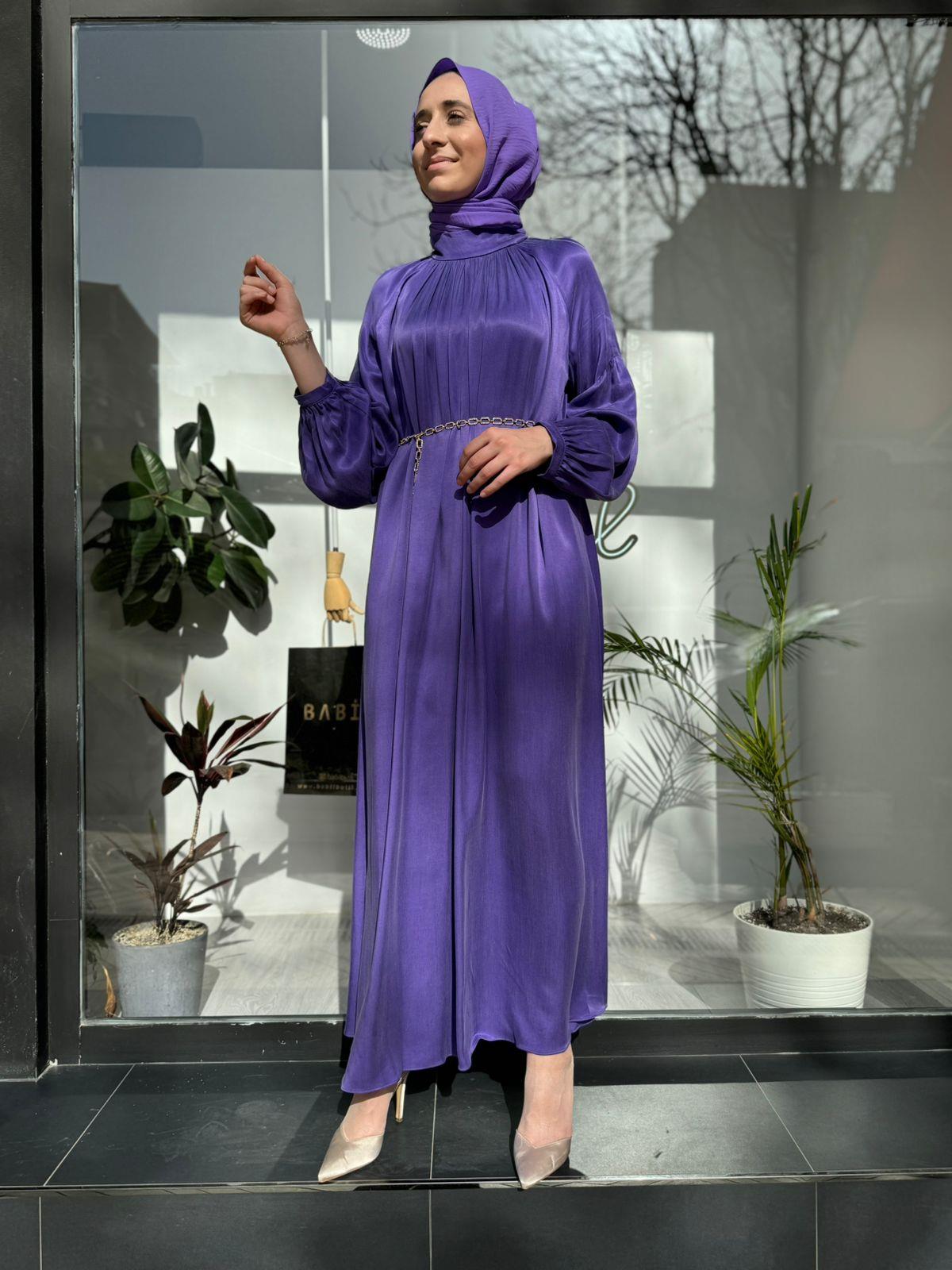 Senna Minka Dress Mor sd241041030043
