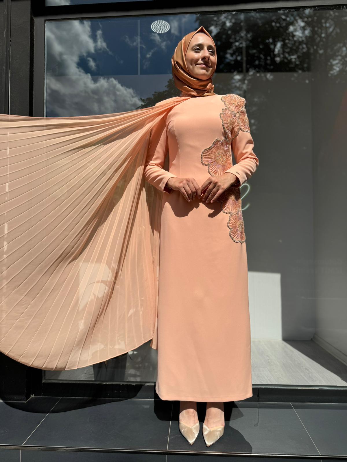 Senna Rosalin Dress Somon sd242042030043