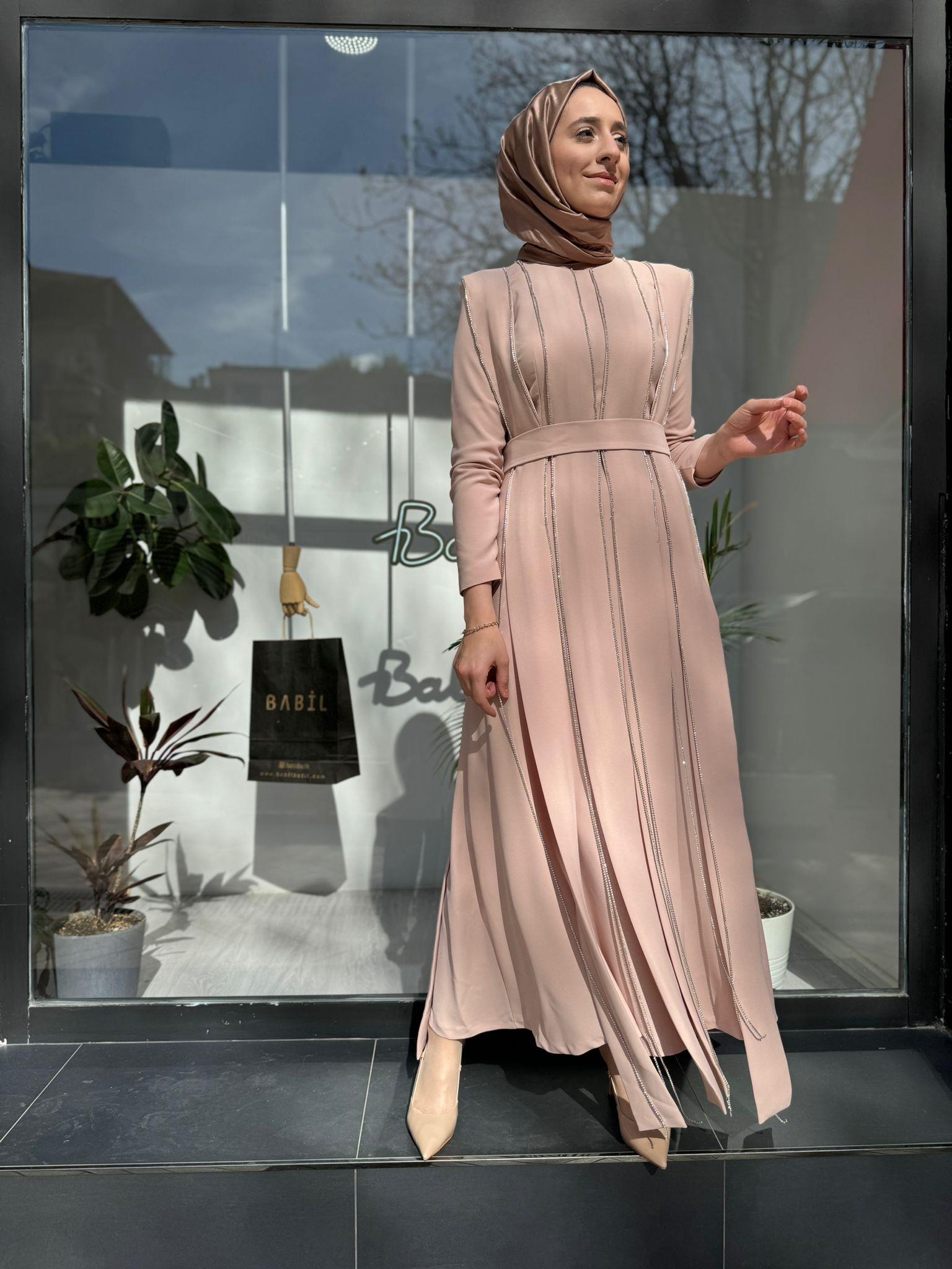 Senna Tease Dress Nude sd241041030100