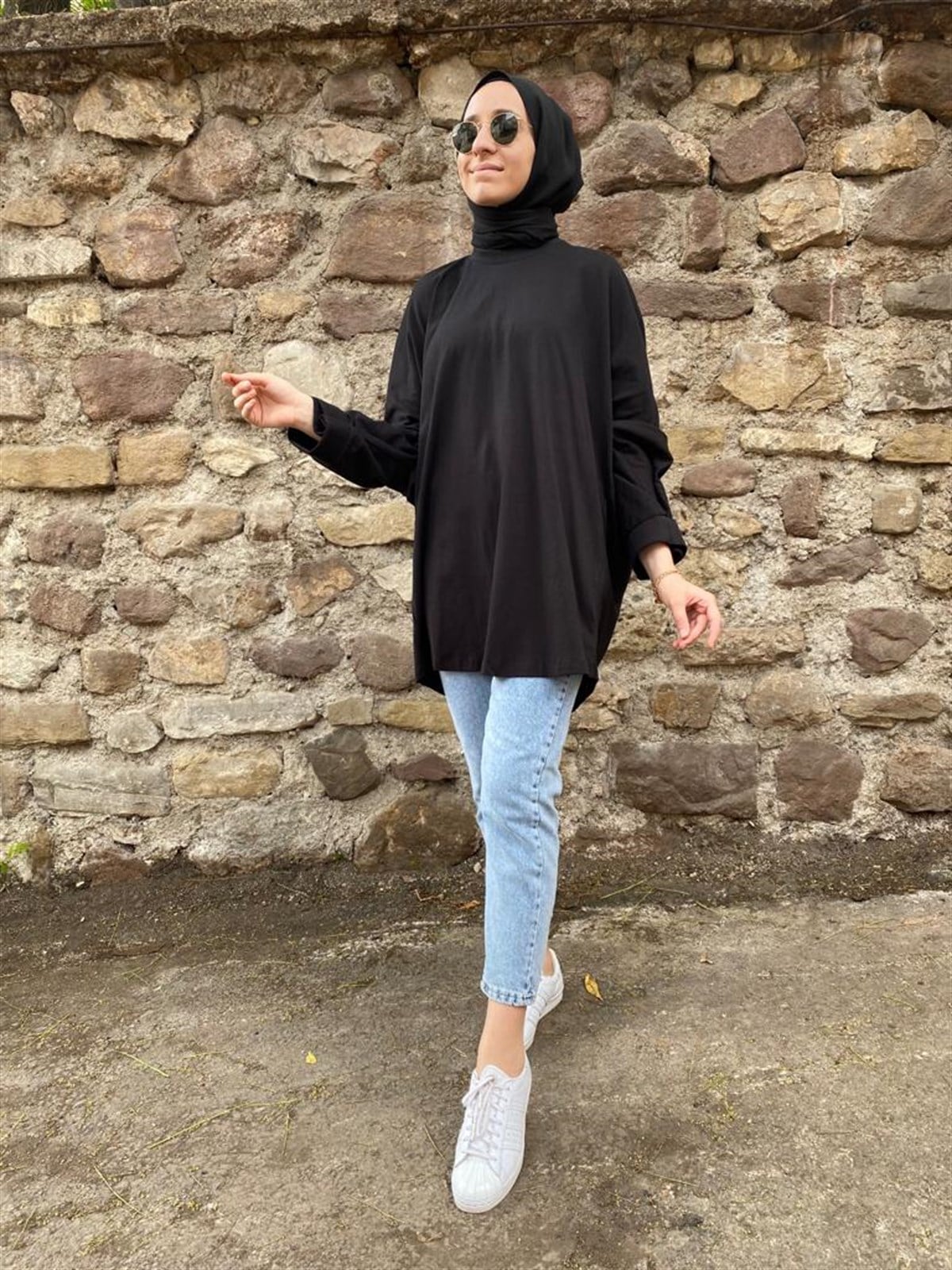 Touché Oversize Tunik Siyah 22Y1X009