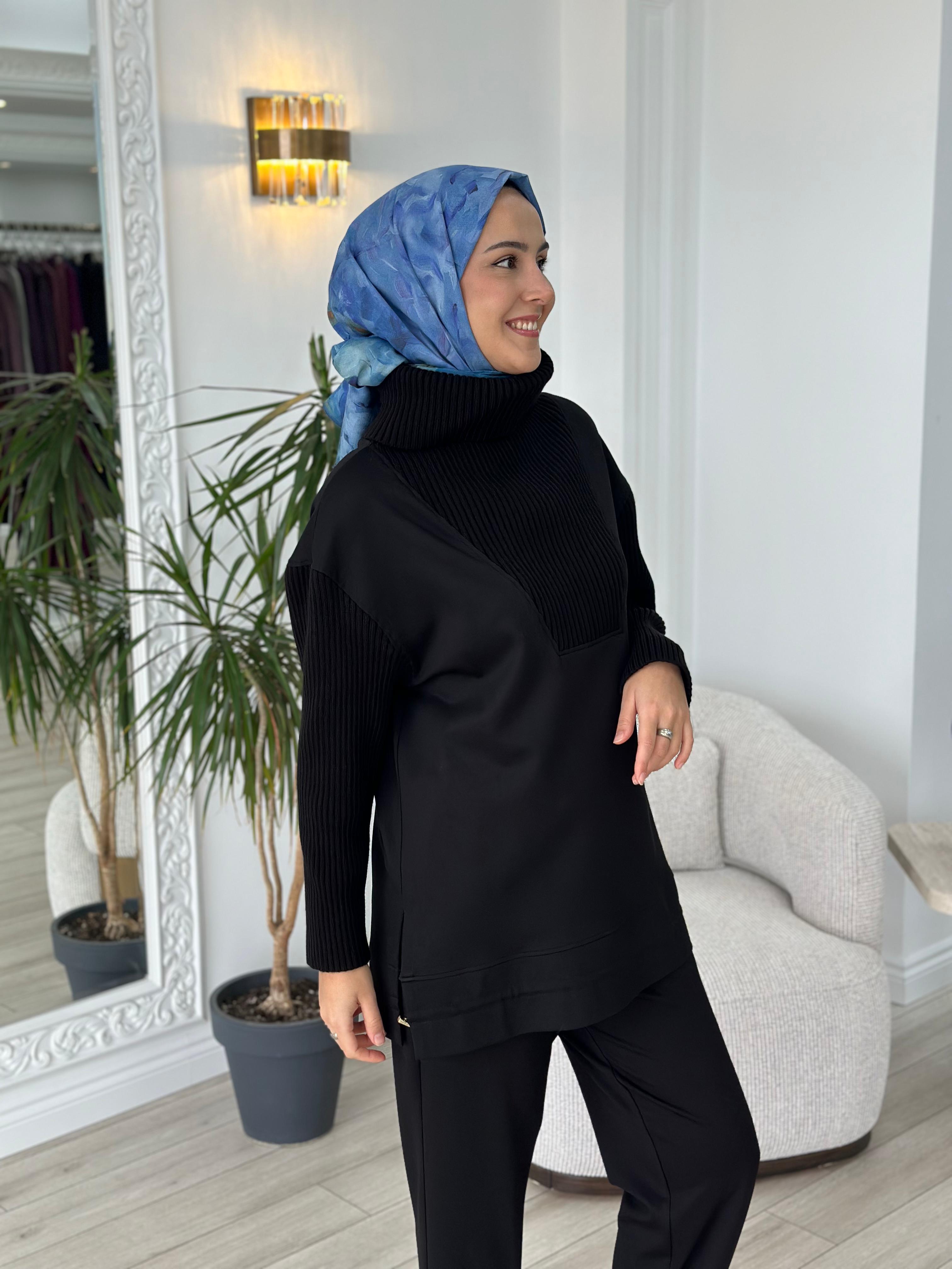 Venöve Lucca Sweat-Pantolon Takım Siyah 25fw0002