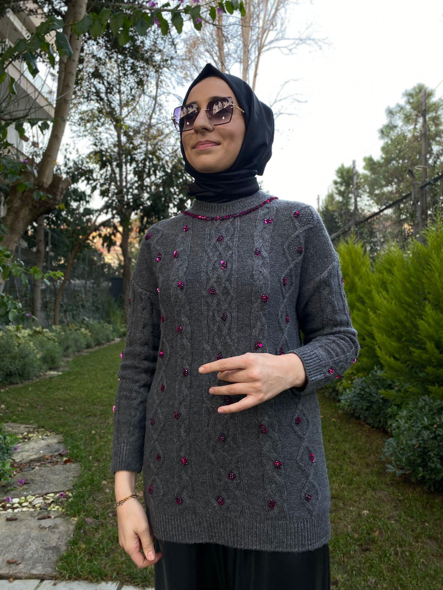 Venöve Olha Triko Gri 24fwtrı0001