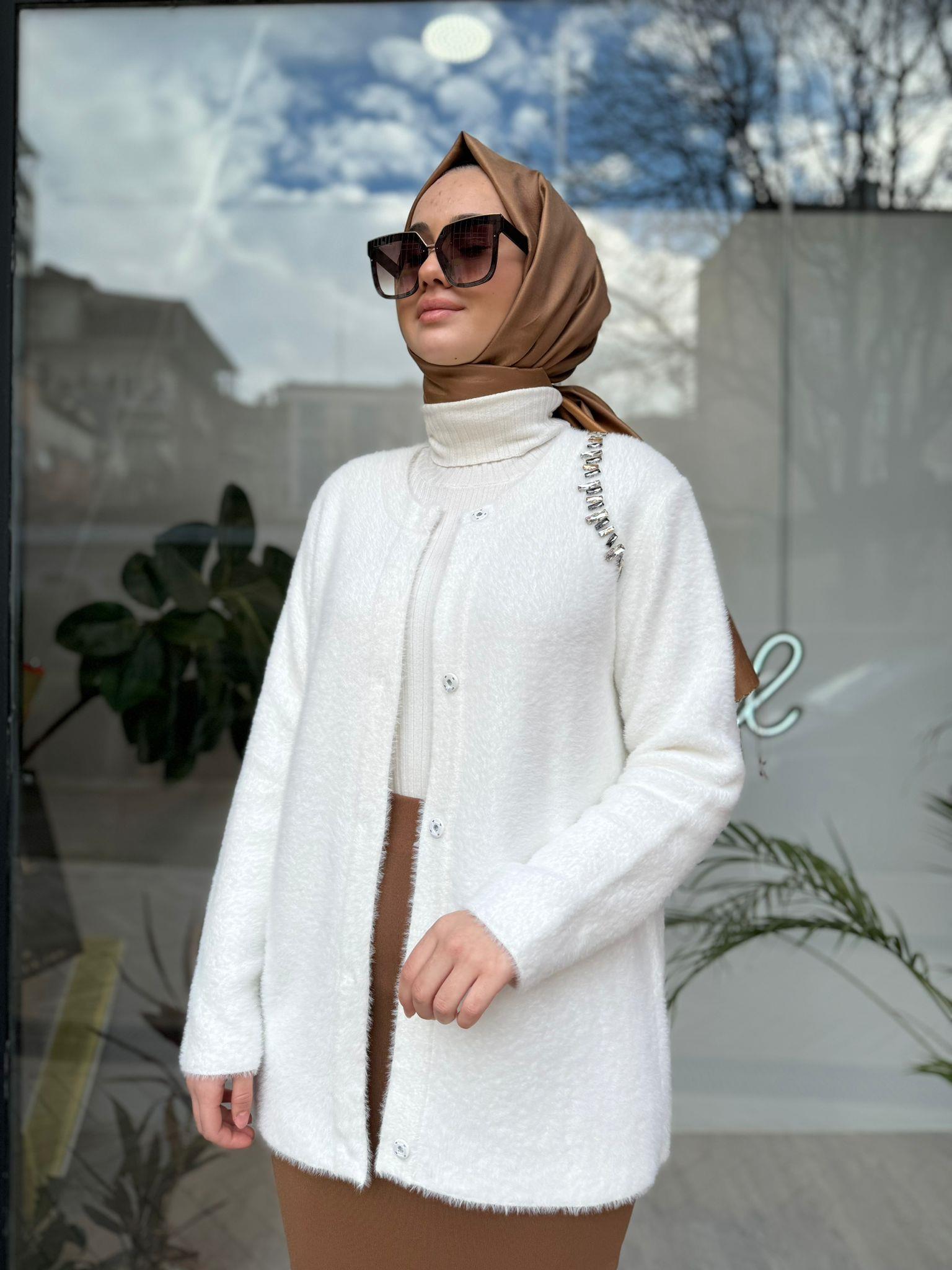 Venöve Siala Triko Kazak Ekru 24fwtrı0011