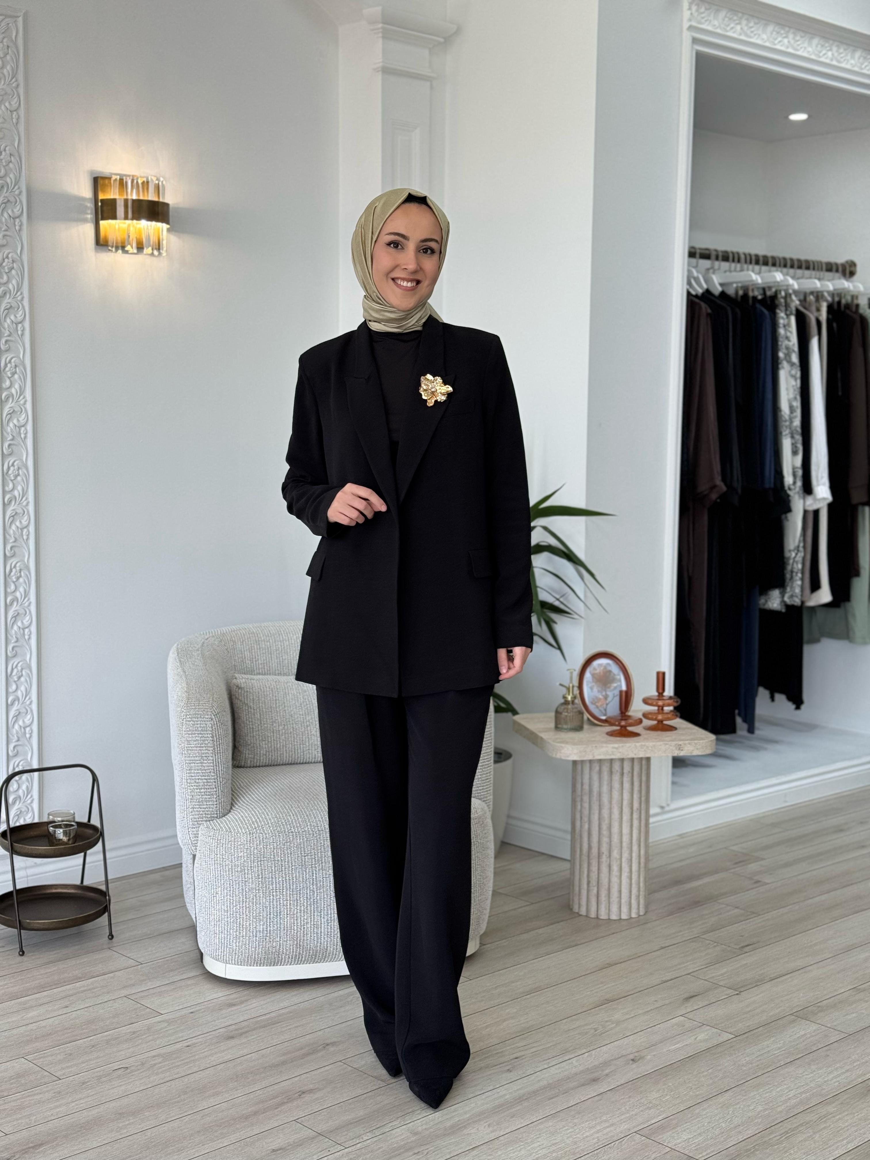 Vuu Ceket Pantolon Takım Siyah 25ssv3001