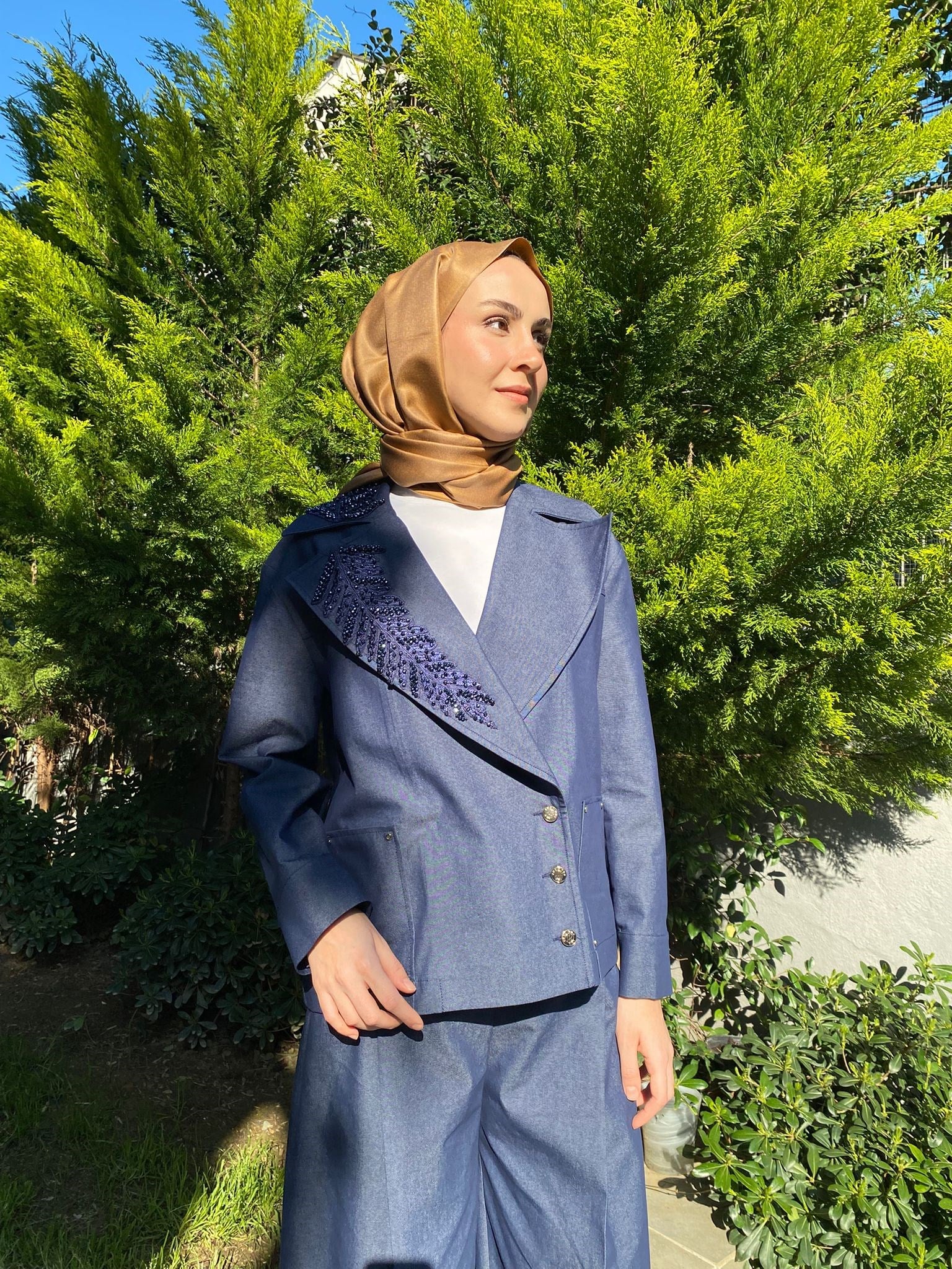 VUU Kısa Kruvaze Denim Ceket 26ss6018