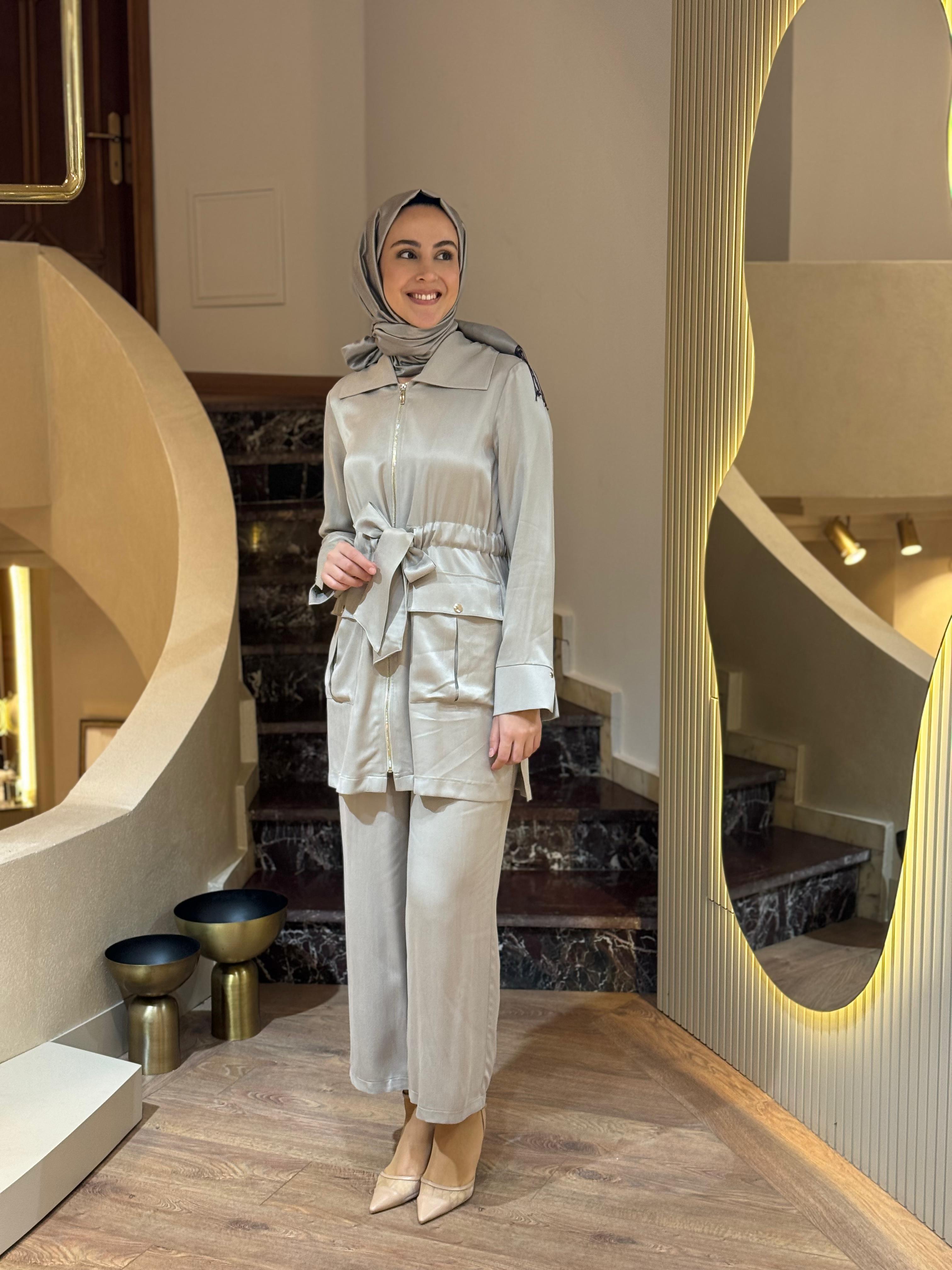 Zems Fermuar Detaylı Takım zems-2546