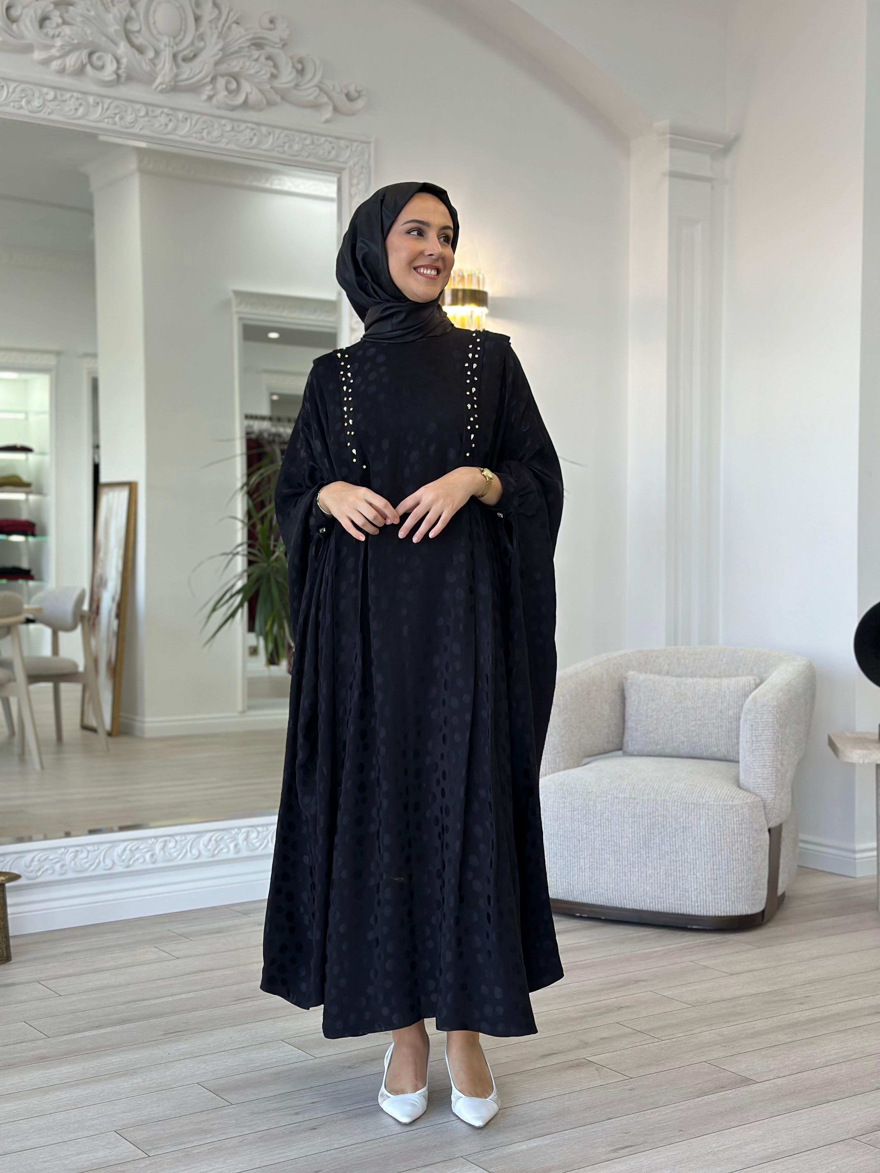 Zems Önü Taşlı Elbise Zems-2552