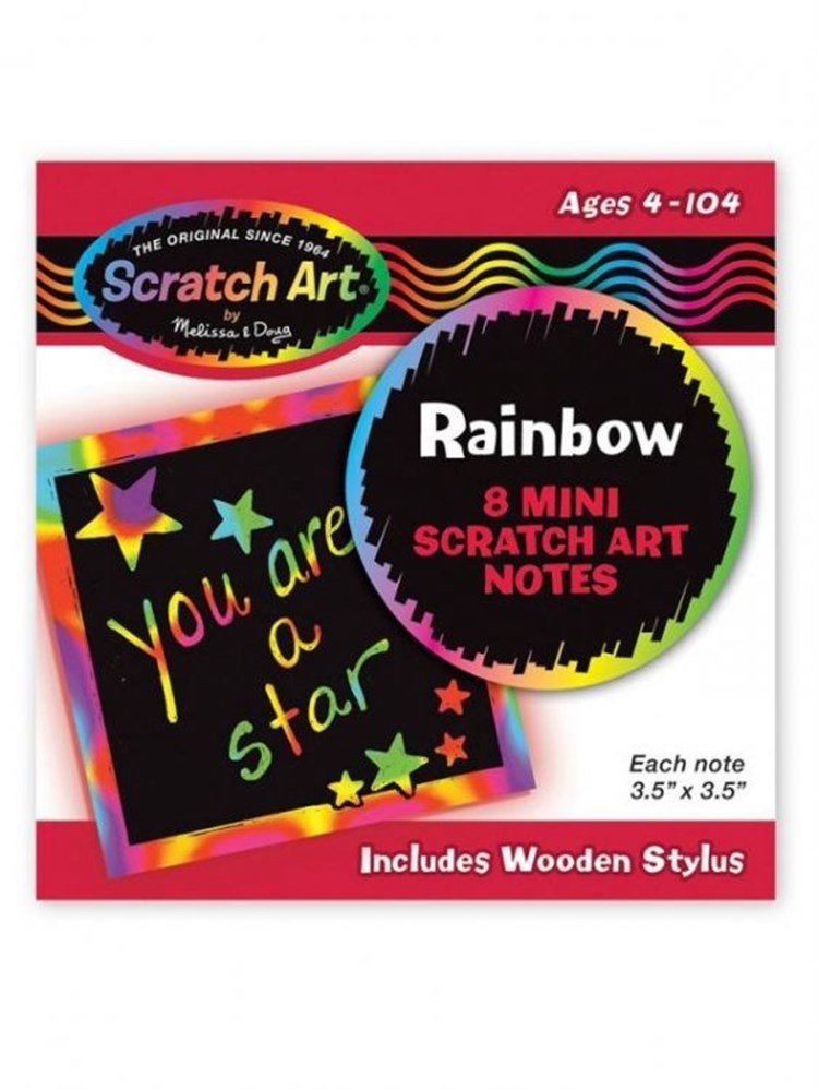 Melissa & Doug Gökkuşağı Notları - Kazıma Sanatı