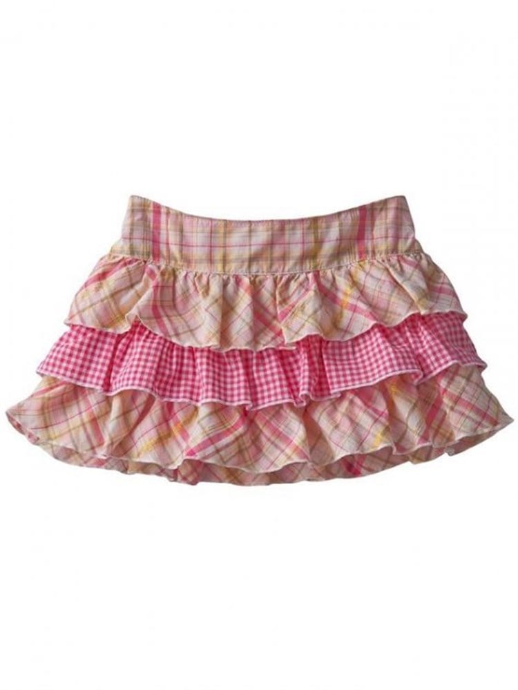 Sonoma Ekose Etek - Pembe