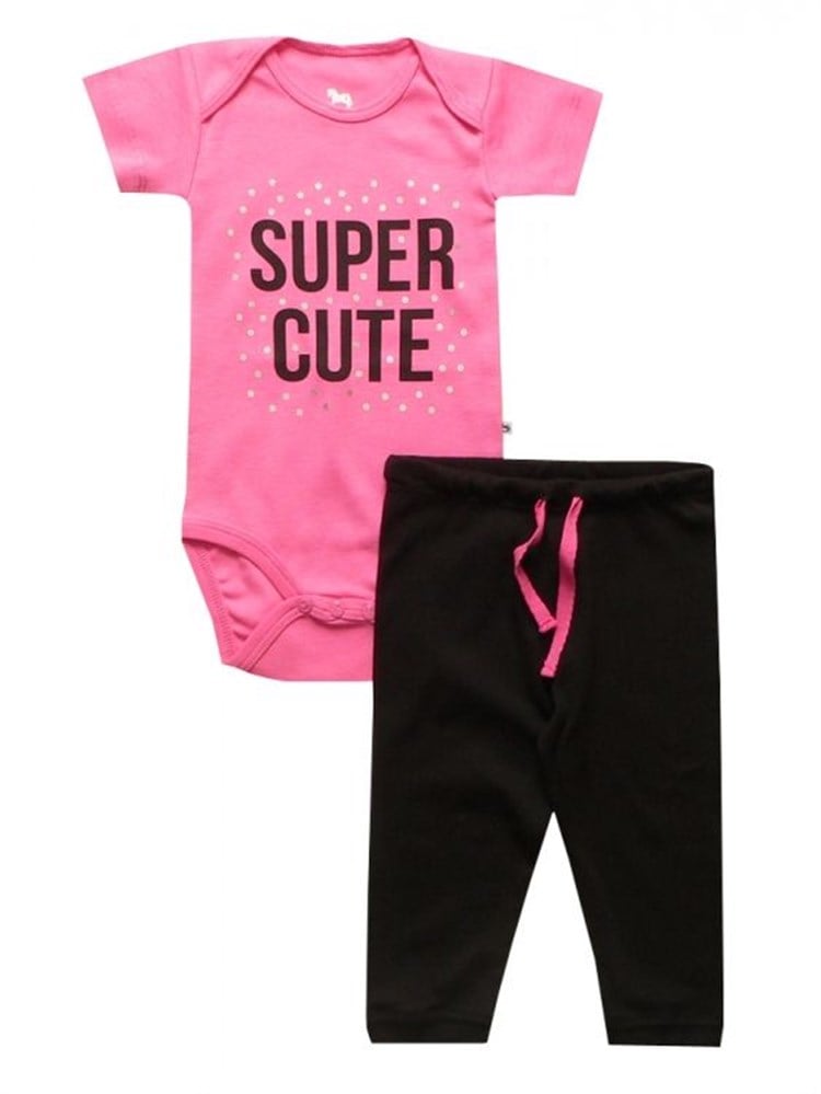Bebeque Super Cute Set - Pembe